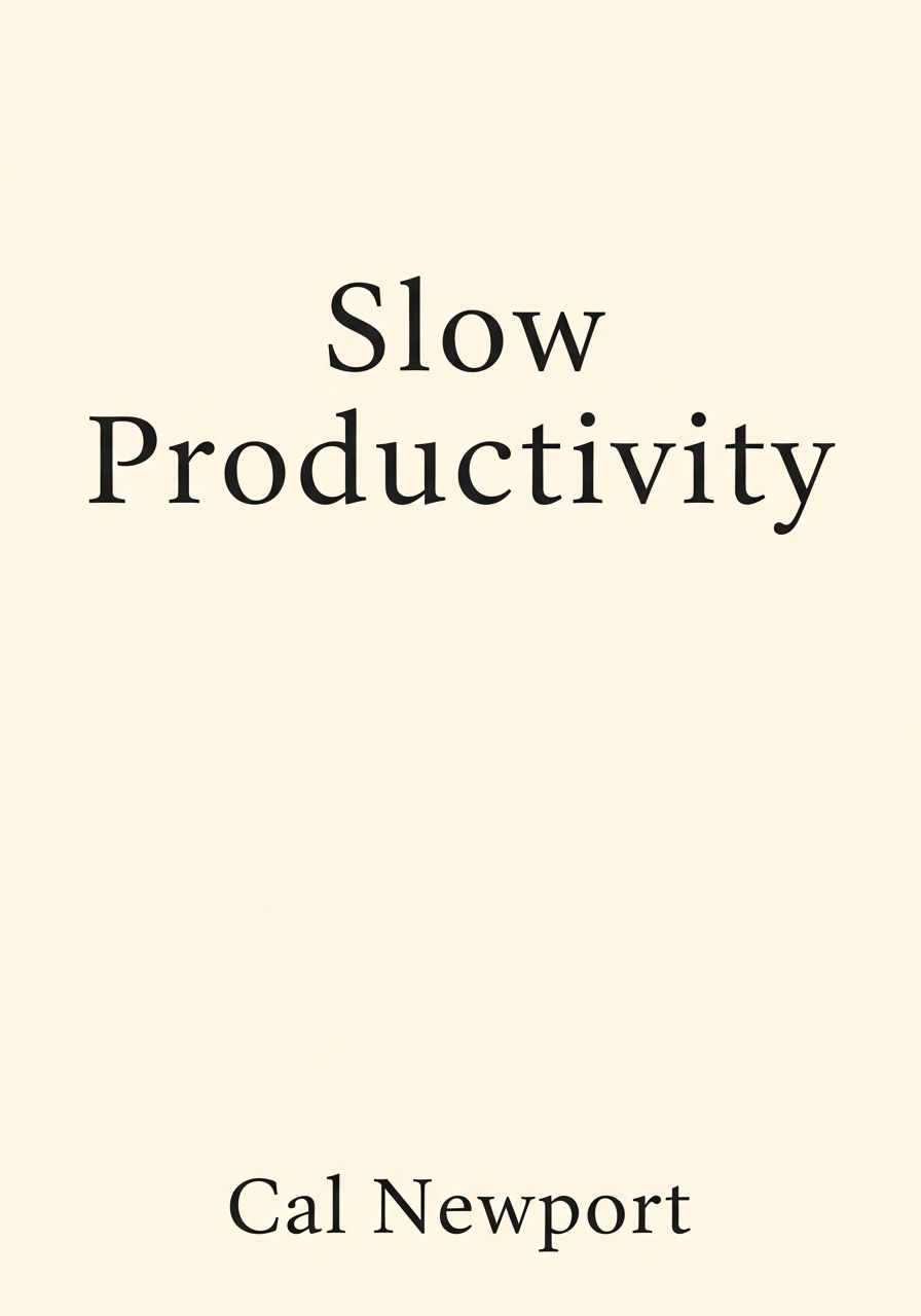 Slow Productivity