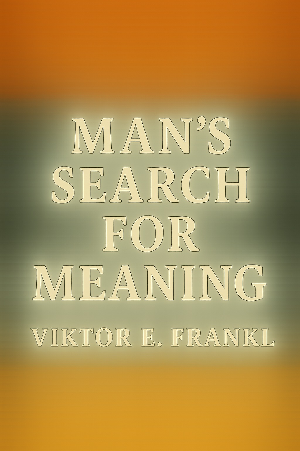 Man's Search for Meaning