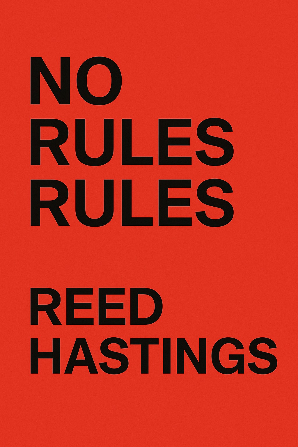 No Rules Rules