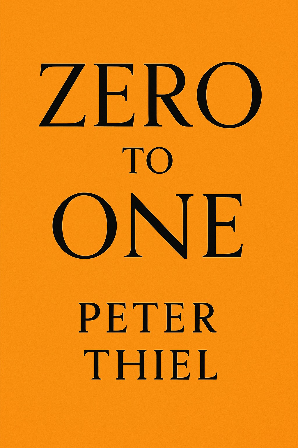 Zero to One