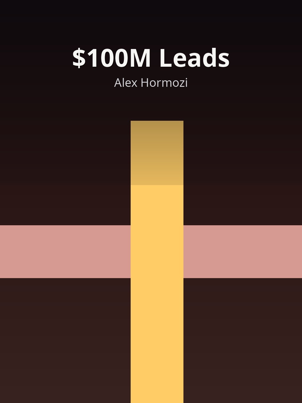$100M Leads by Alex Hormozi book cover