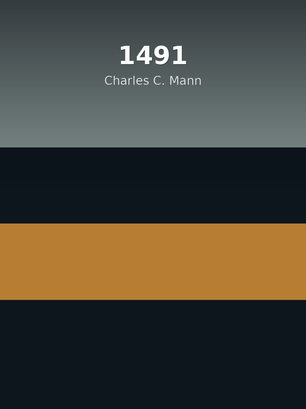 1491 by Charles C. Mann book cover