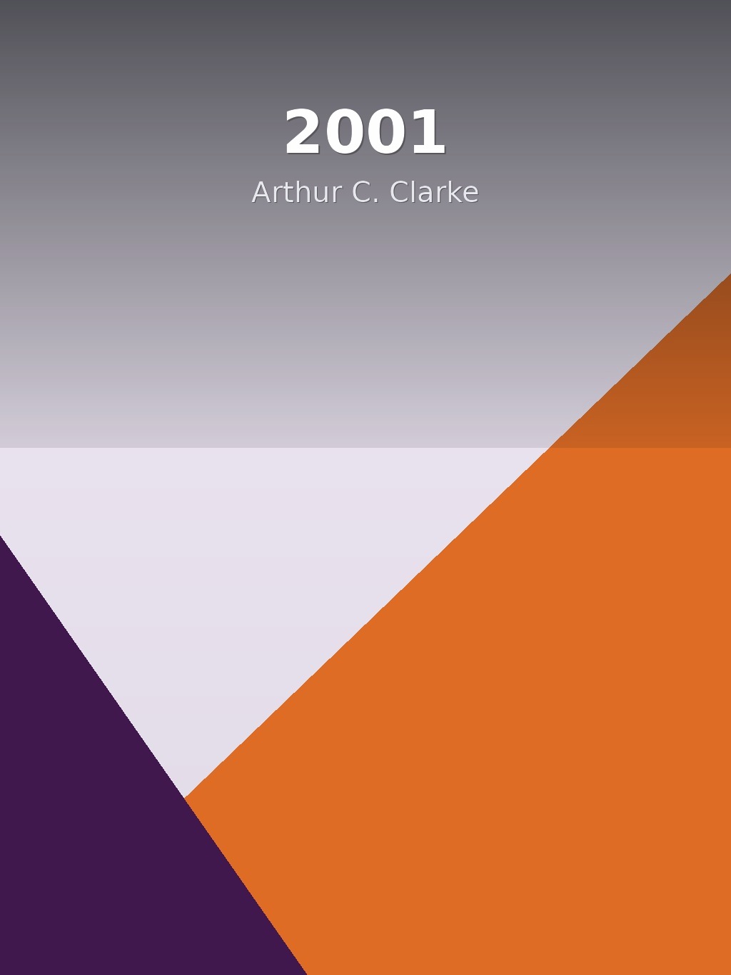 2001 by Arthur C. Clarke book cover