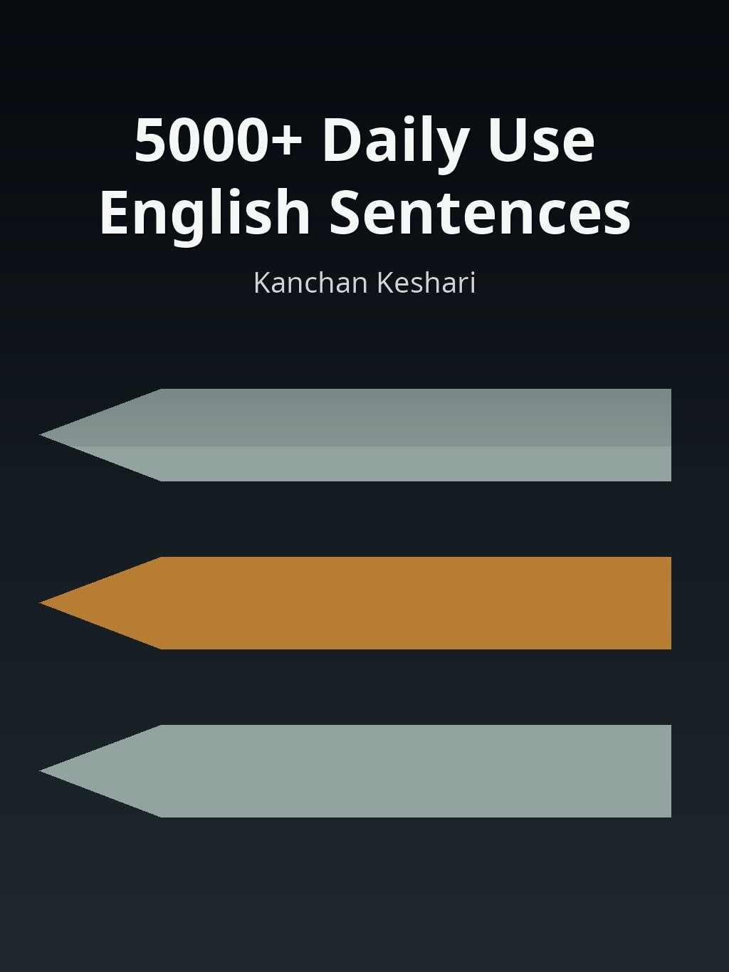 5000+ Daily Use English Sentences by Kanchan Keshari book cover