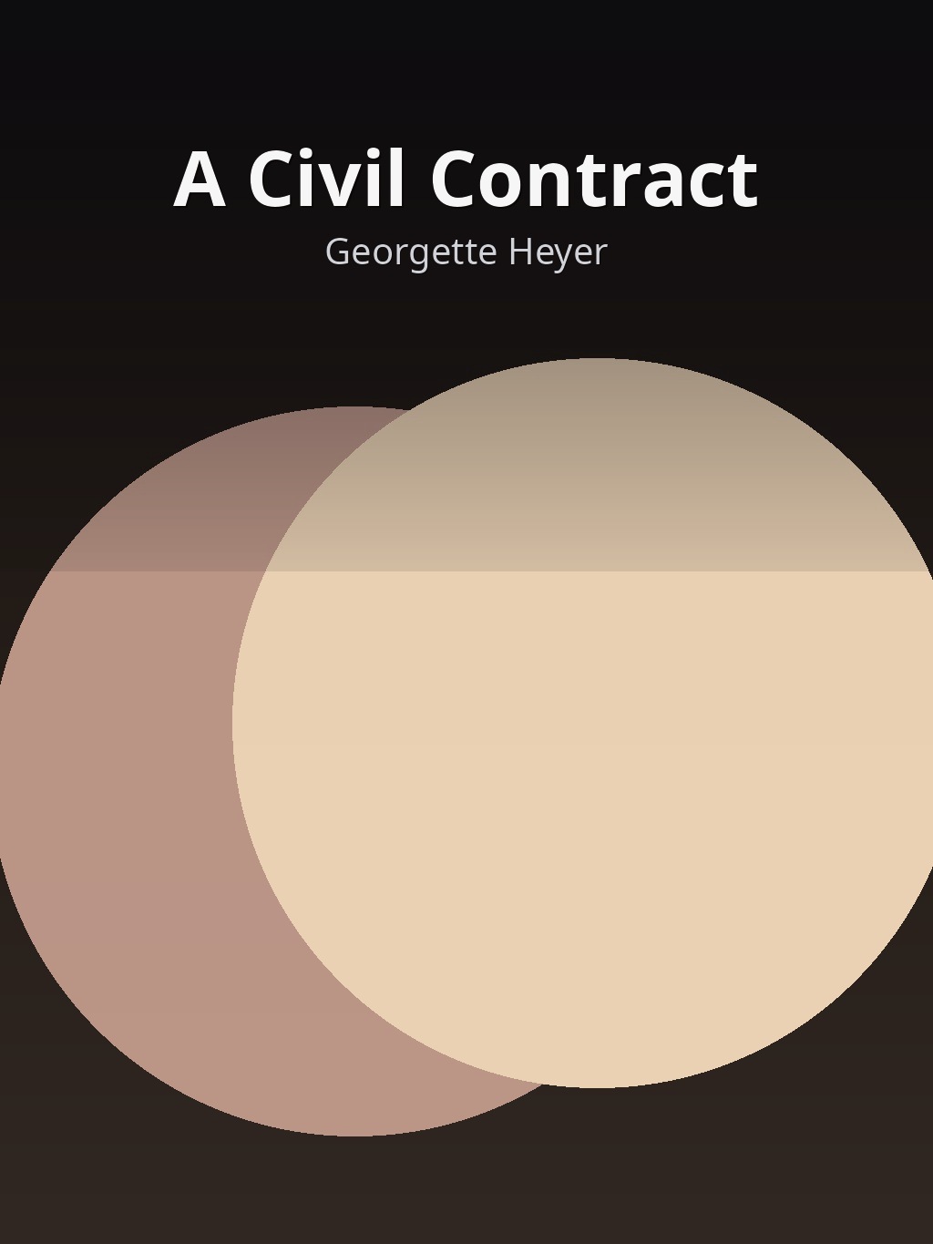 A Civil Contract by Georgette Heyer book cover