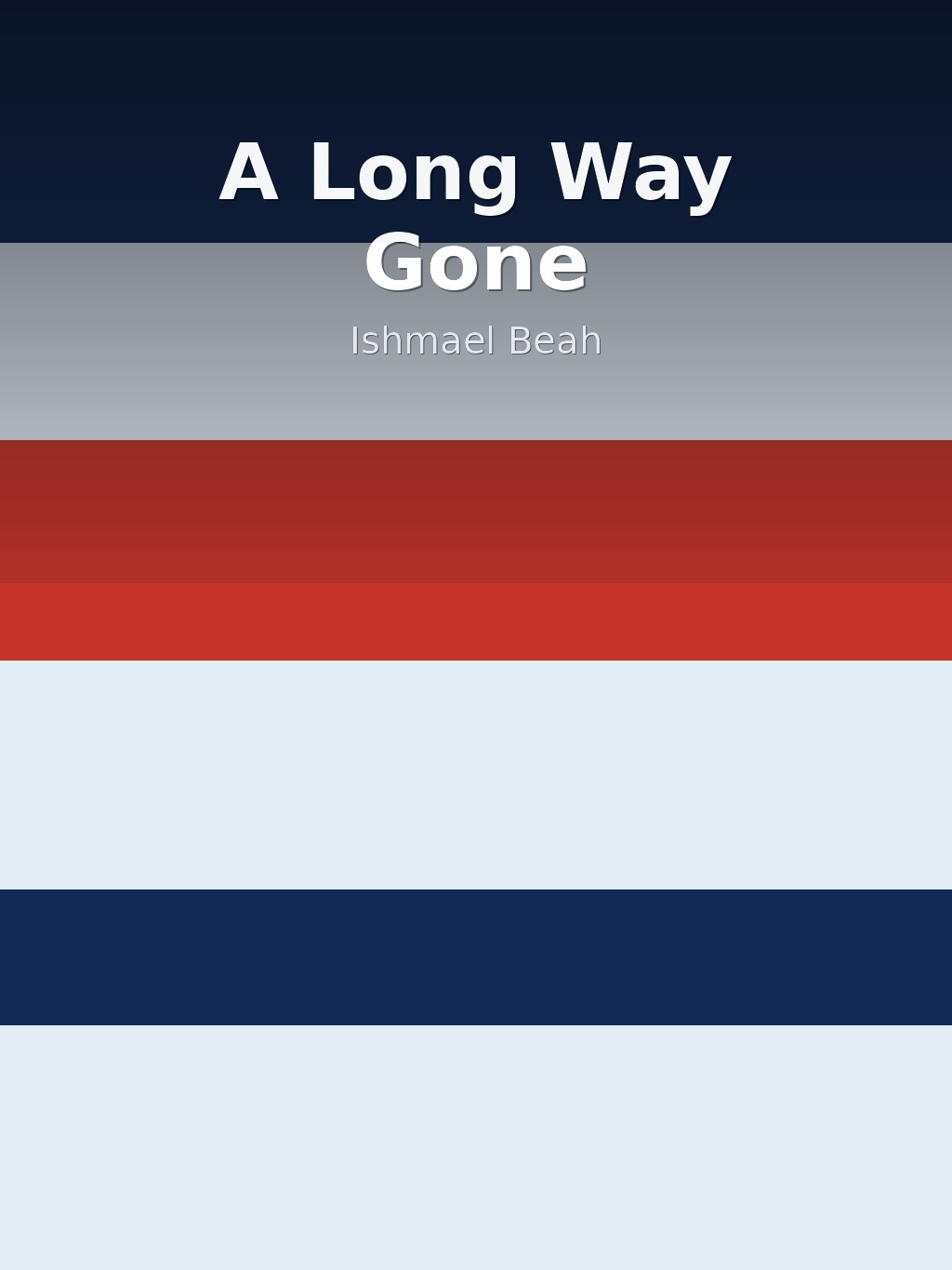 A Long Way Gone by Ishmael Beah book cover
