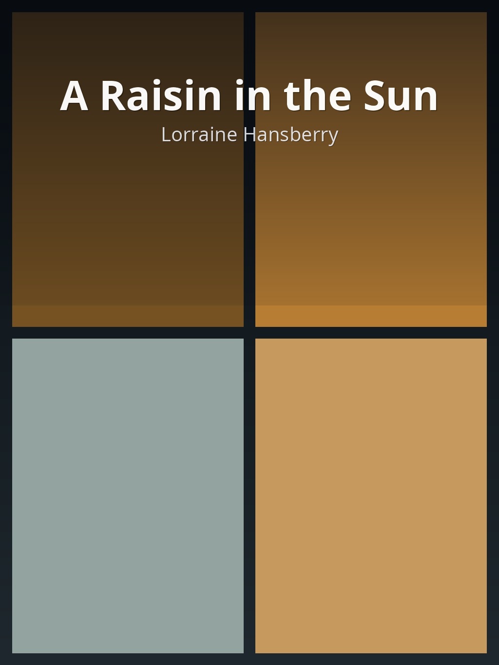 A Raisin in the Sun by Lorraine Hansberry book cover