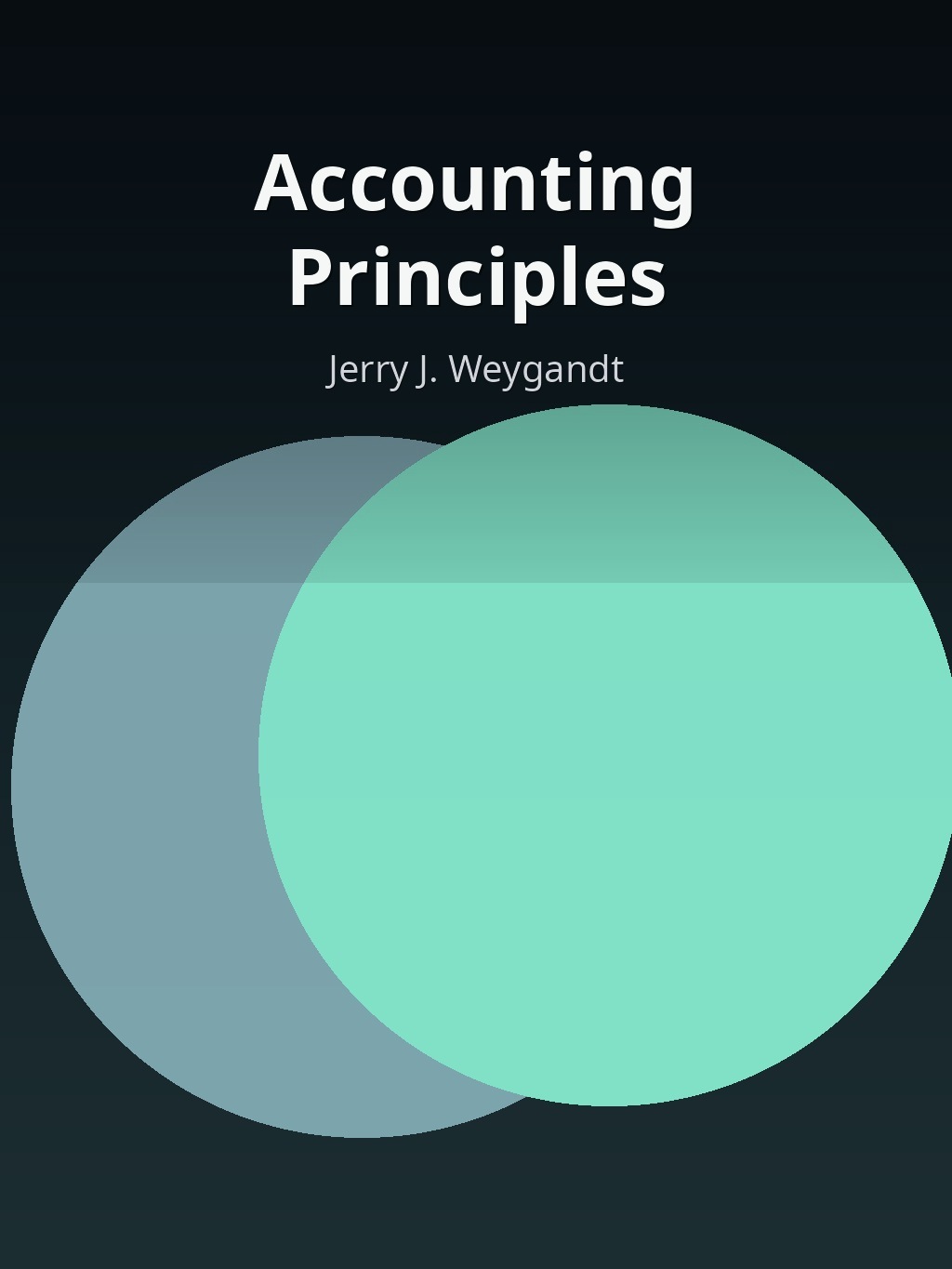 Accounting Principles by Jerry J. Weygandt book cover