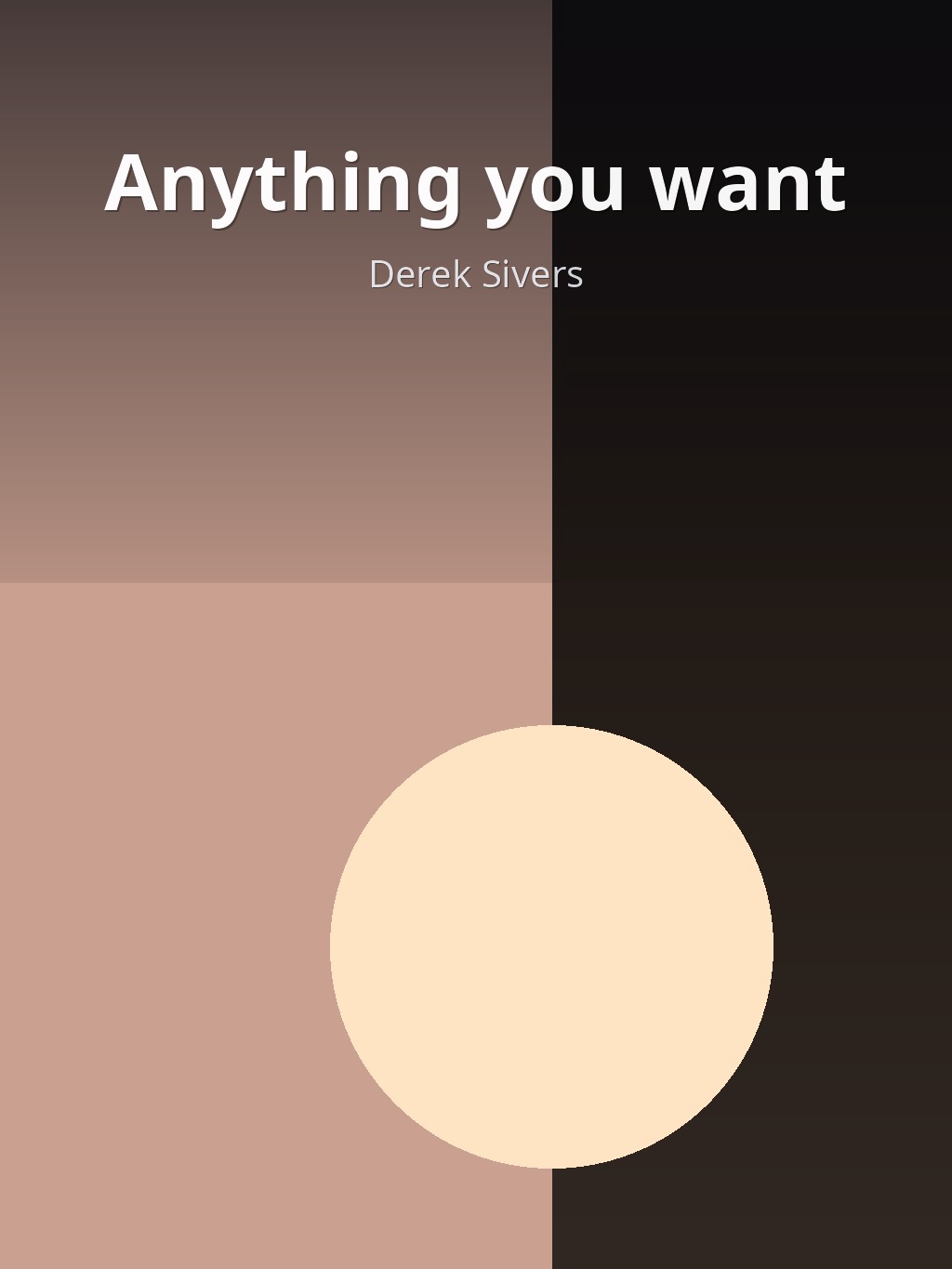Anything you want by Derek Sivers book cover