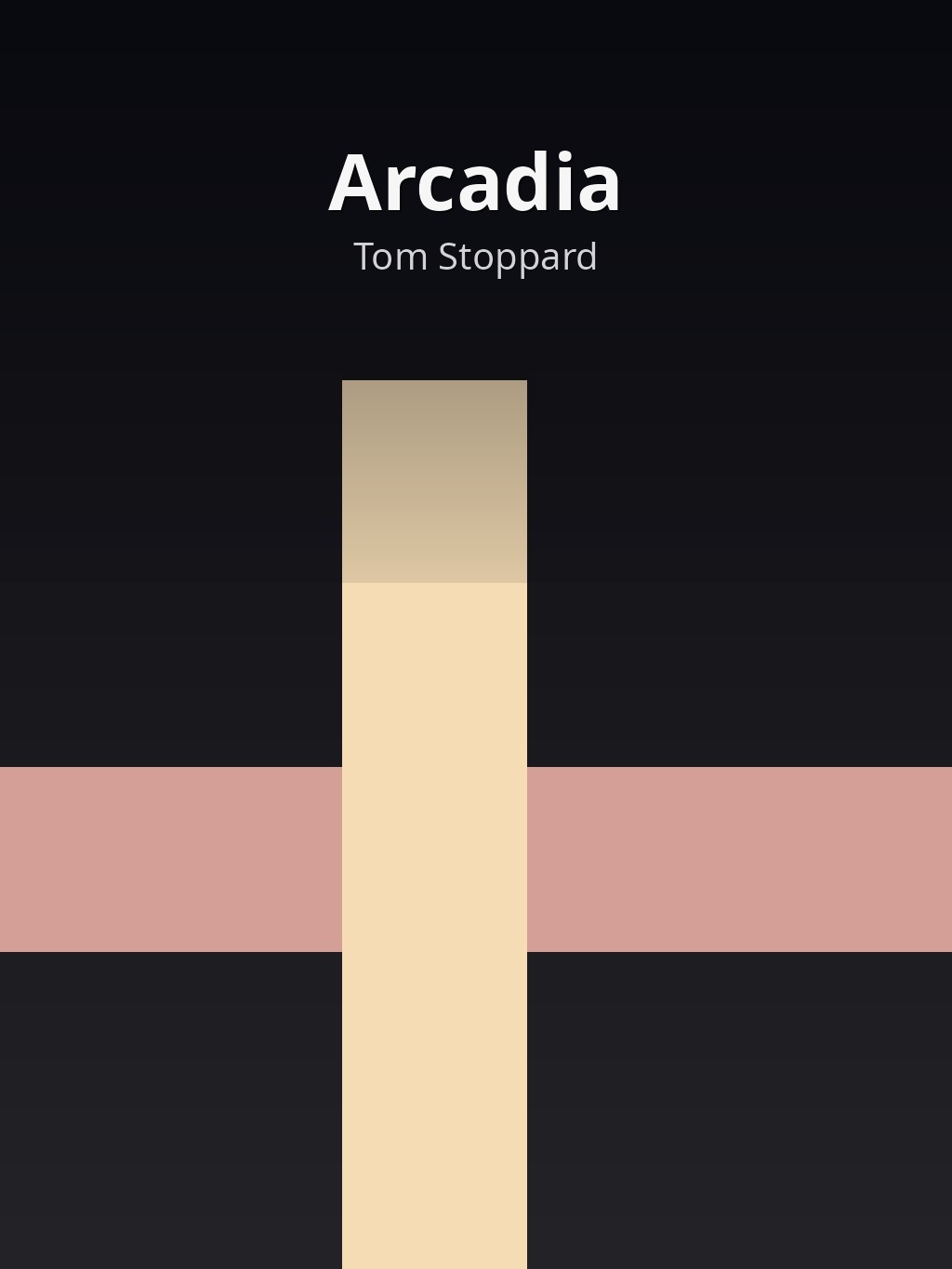 Arcadia by Tom Stoppard book cover
