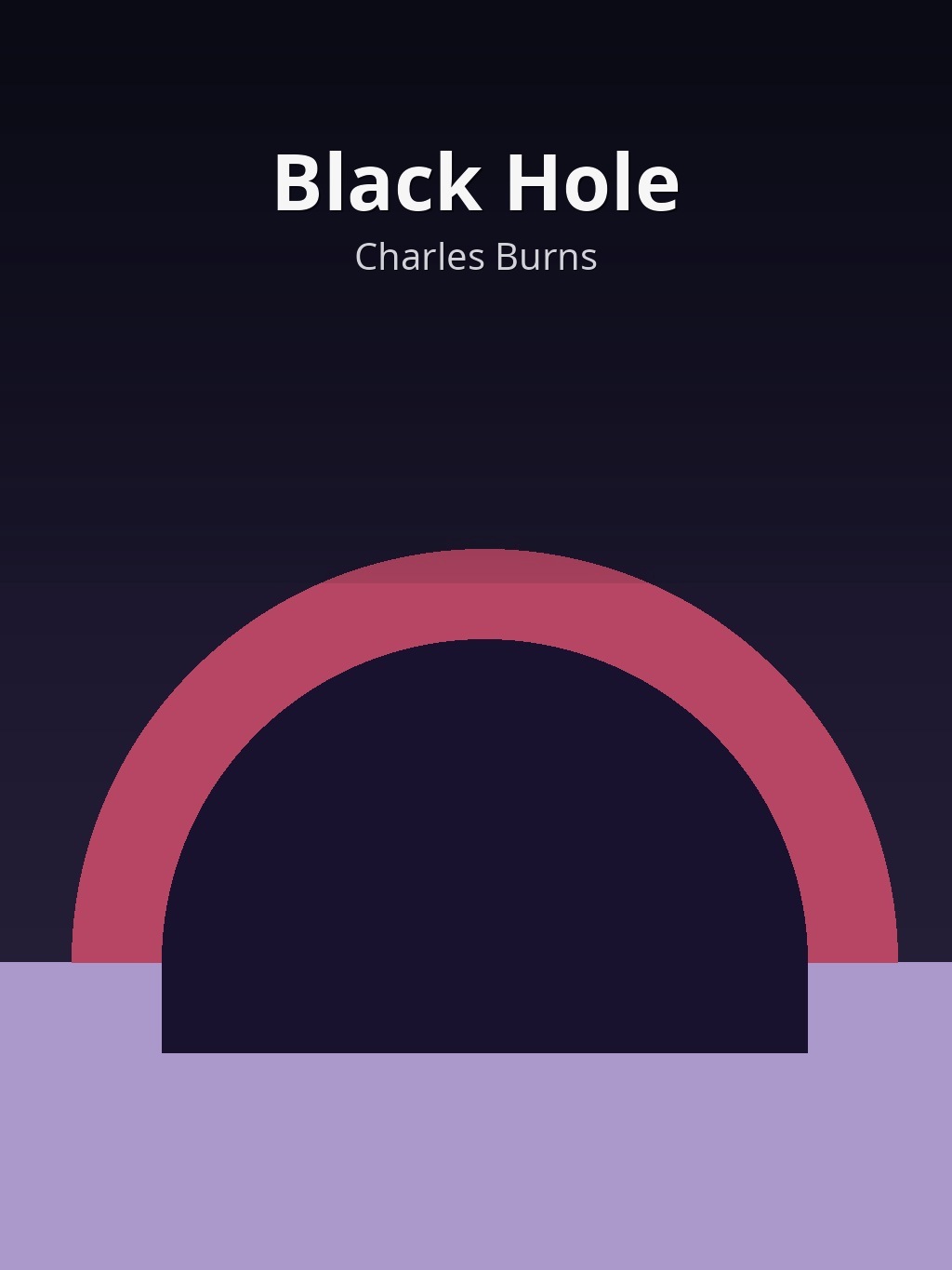 Black Hole by Charles Burns book cover