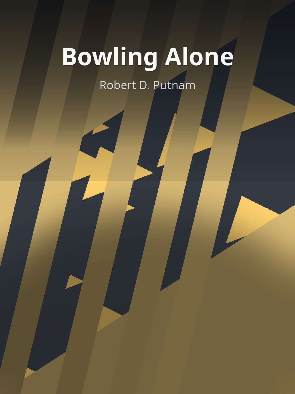 Bowling Alone by Robert D. Putnam book cover