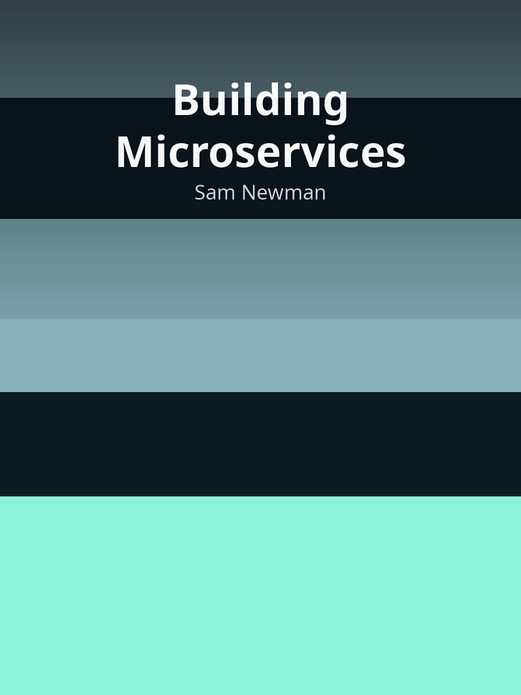 Building Microservices by Sam Newman book cover
