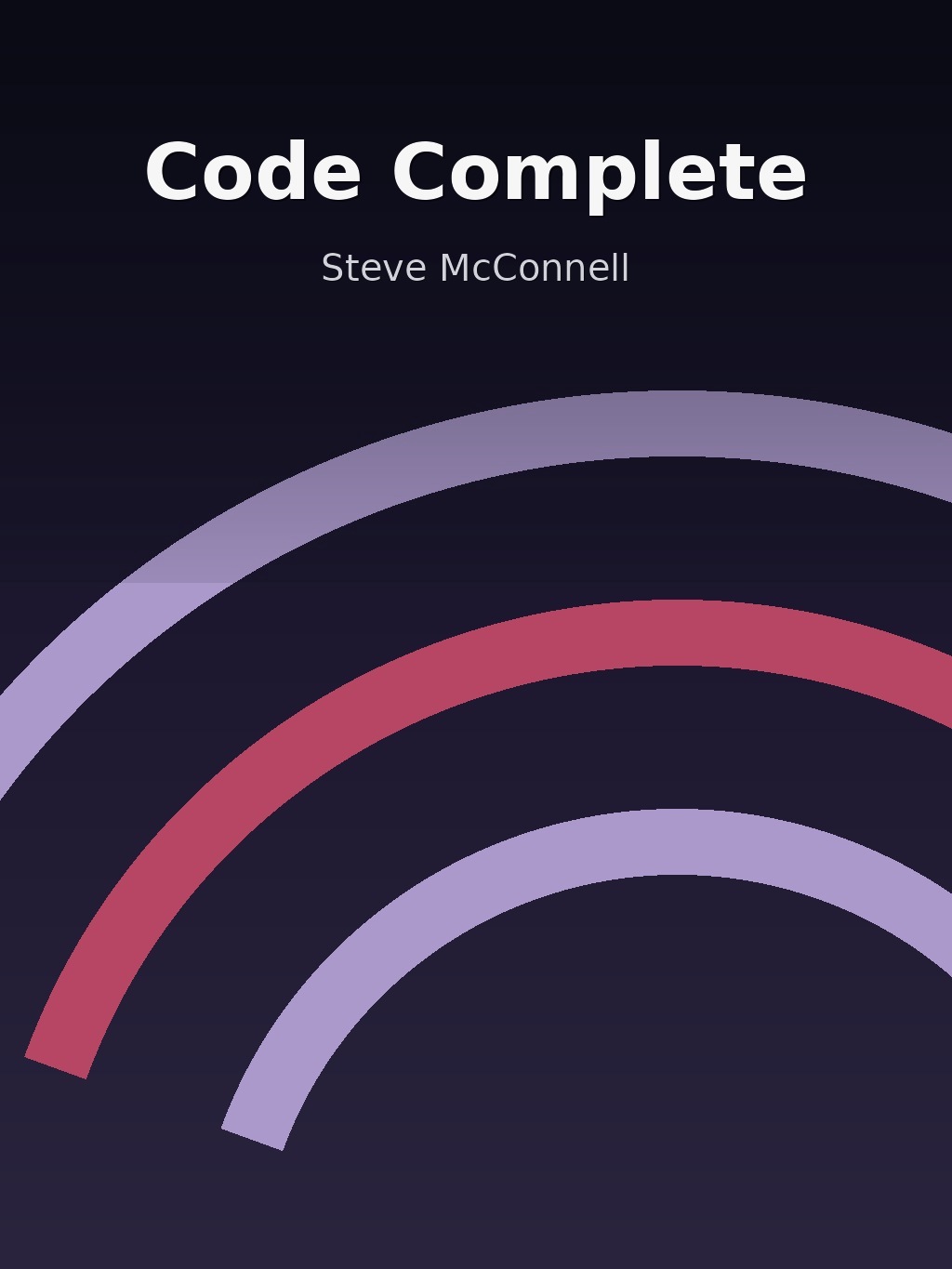 Code Complete by Steve McConnell book cover