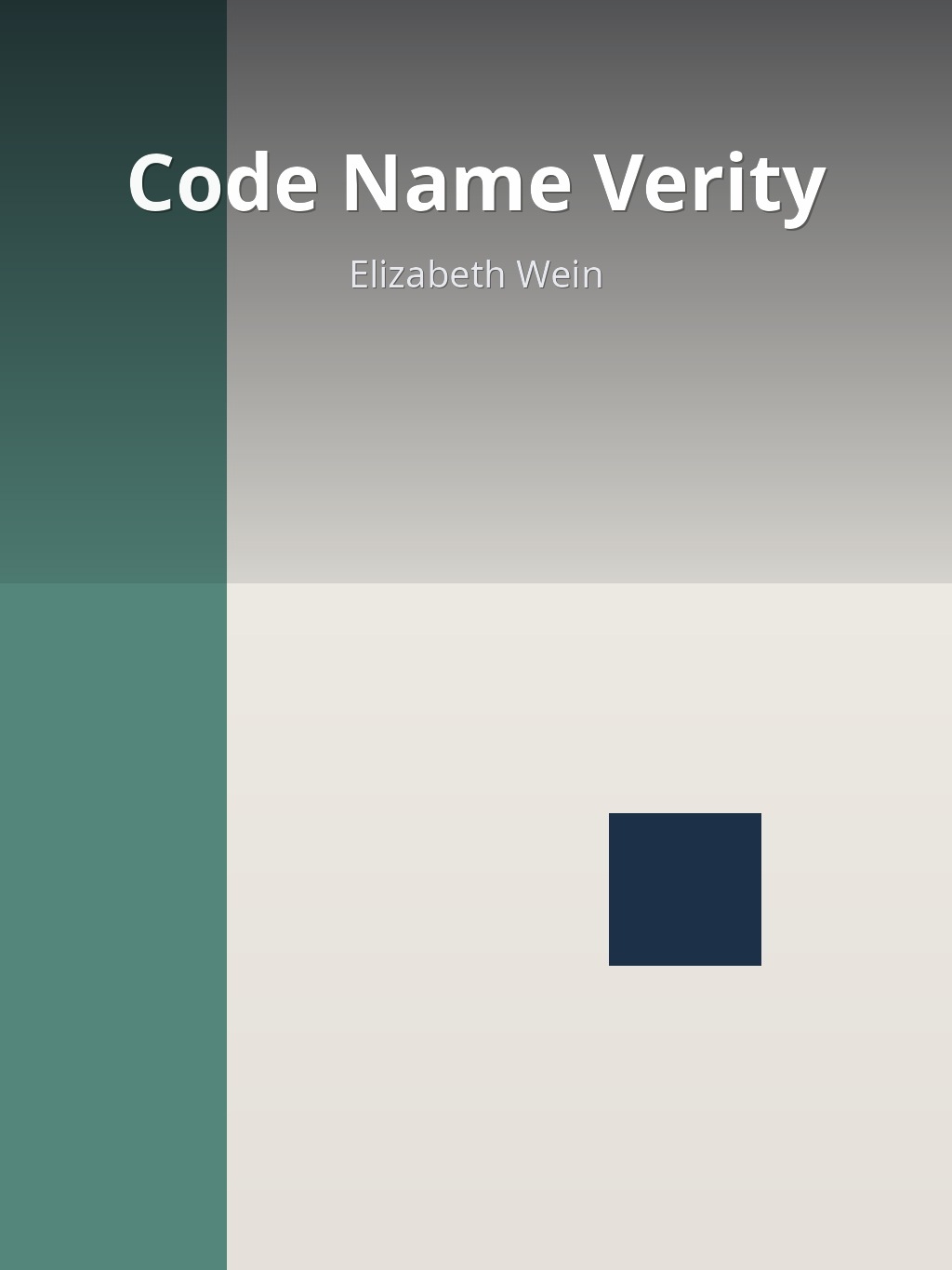 Code Name Verity by Elizabeth Wein book cover
