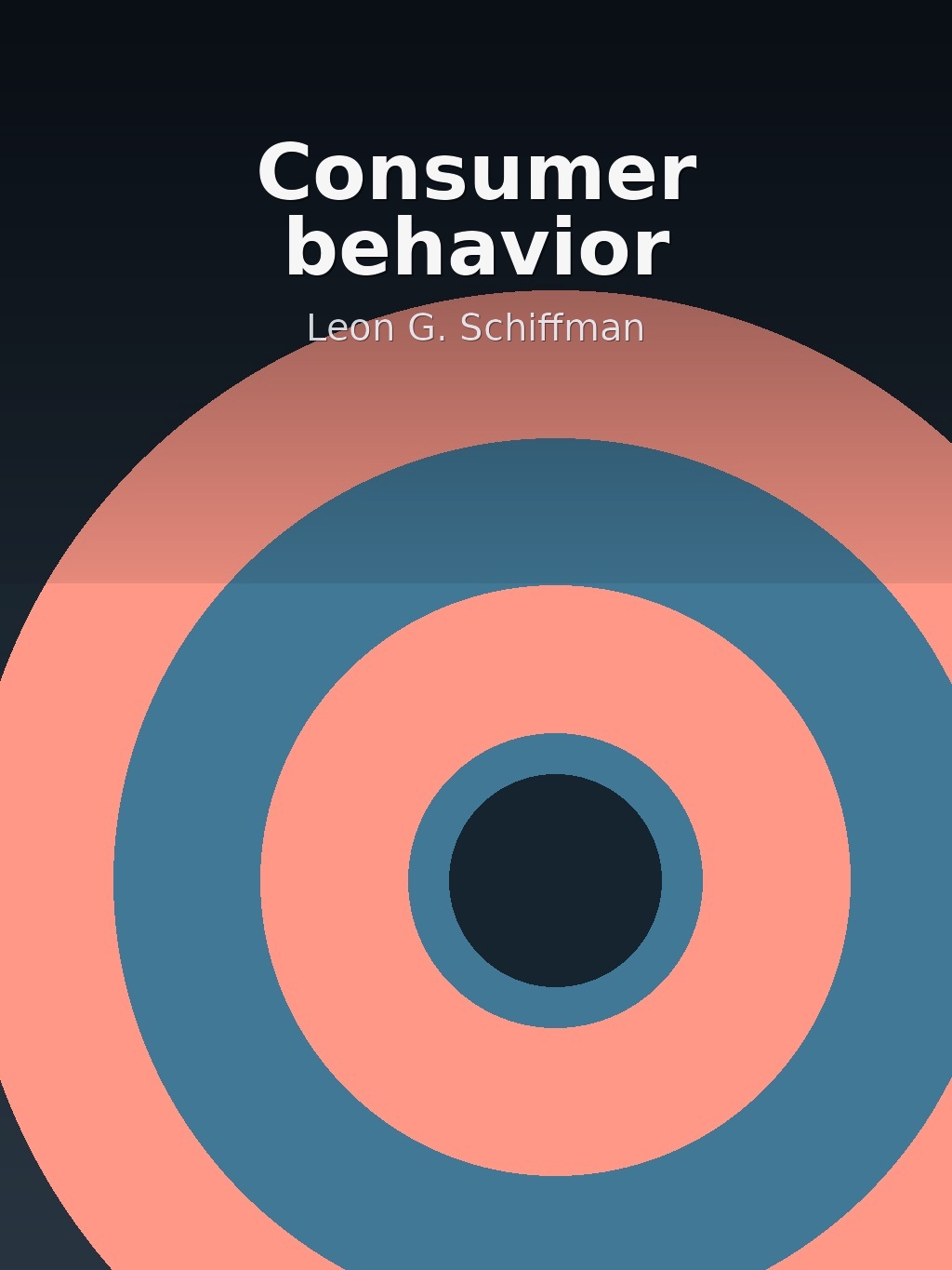 Consumer behavior by Leon G. Schiffman book cover
