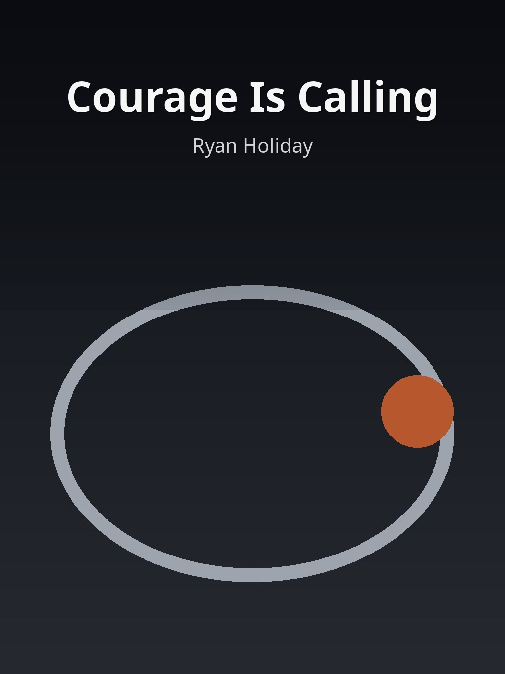 Courage Is Calling by Ryan Holiday book cover