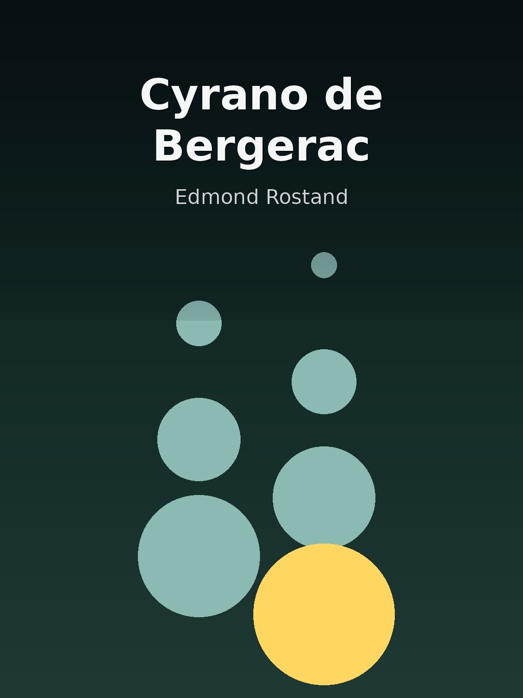Cyrano de Bergerac by Edmond Rostand book cover