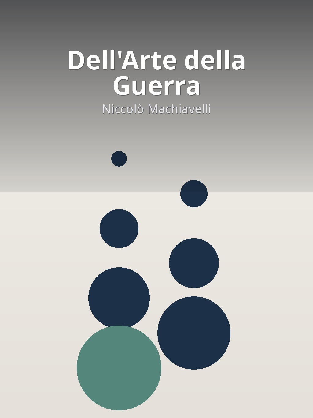 Dell'Arte della Guerra by Niccolò Machiavelli book cover