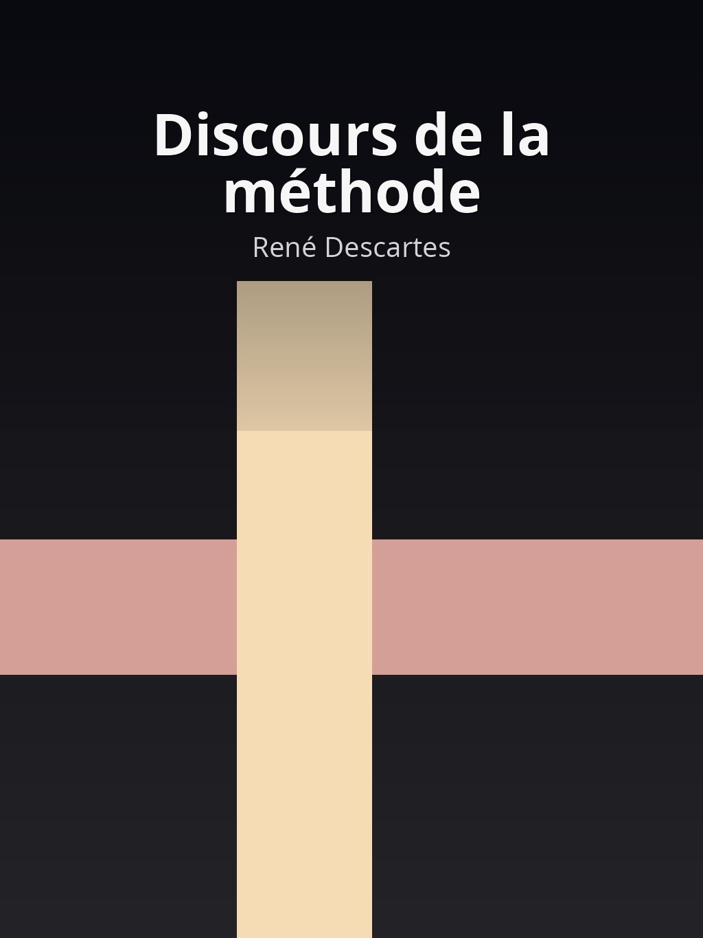 Discours de la méthode by René Descartes book cover