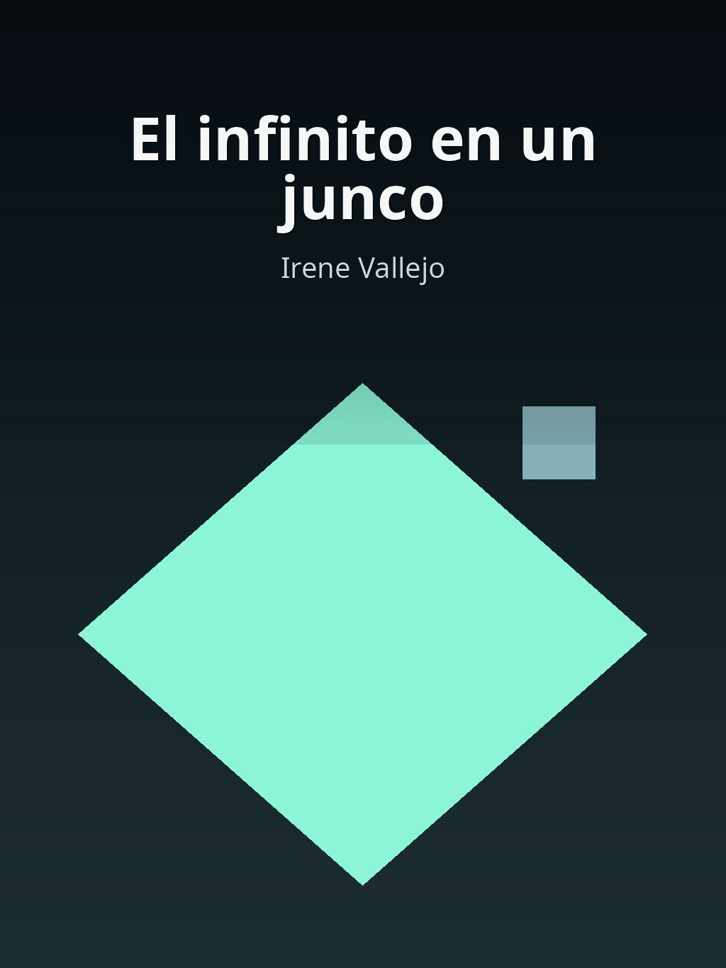 El infinito en un junco by Irene Vallejo book cover