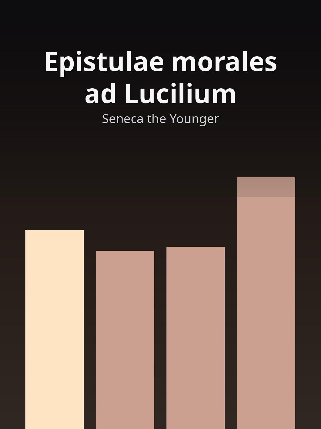 Epistulae morales ad Lucilium by Seneca the Younger book cover