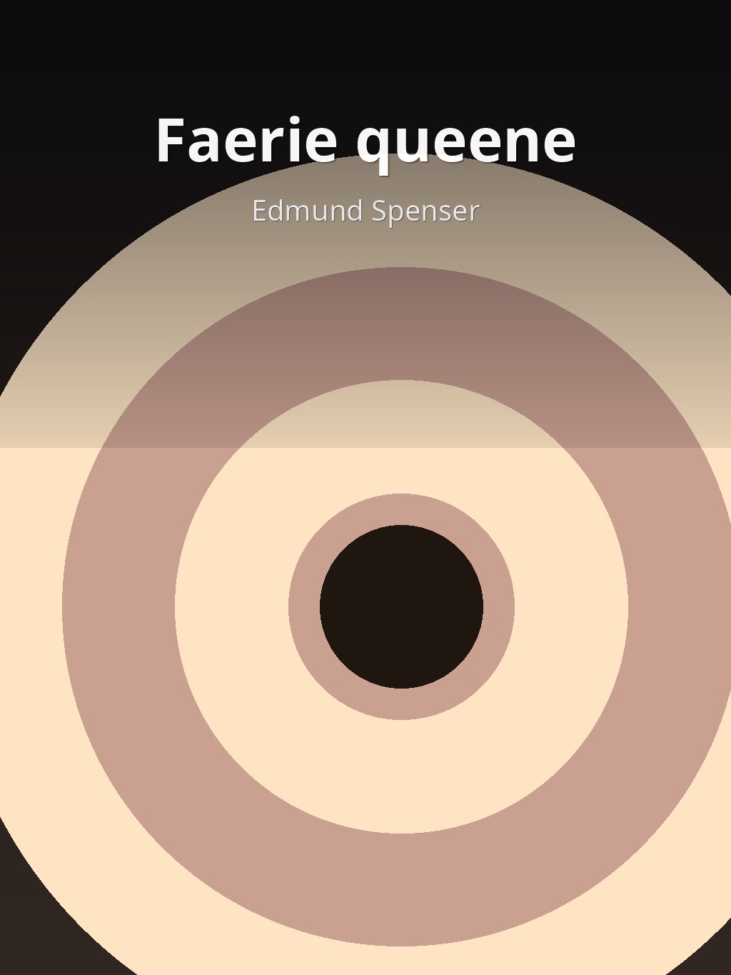 Faerie queene by Edmund Spenser book cover