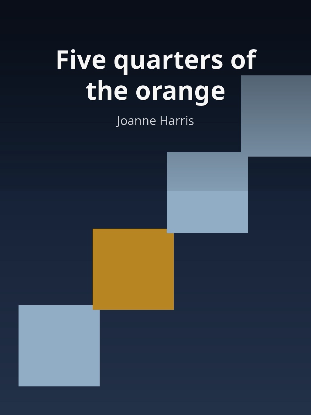 Five quarters of the orange by Joanne Harris book cover
