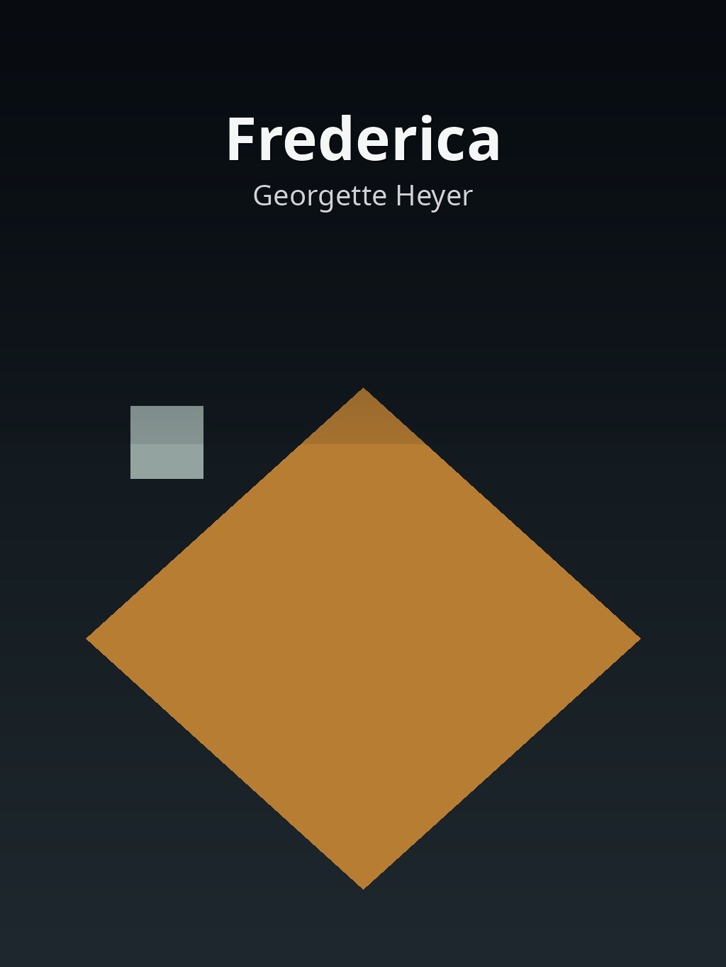 Frederica by Georgette Heyer book cover