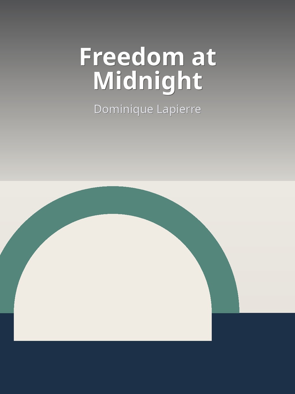 Freedom at Midnight by Dominique Lapierre book cover