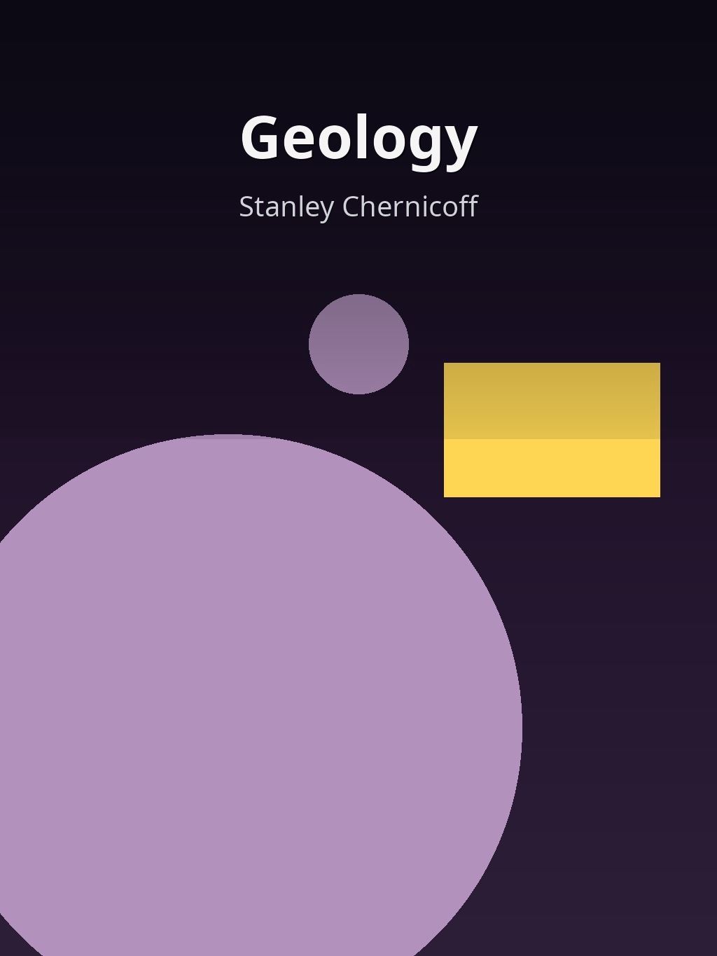 Geology by Stanley Chernicoff book cover