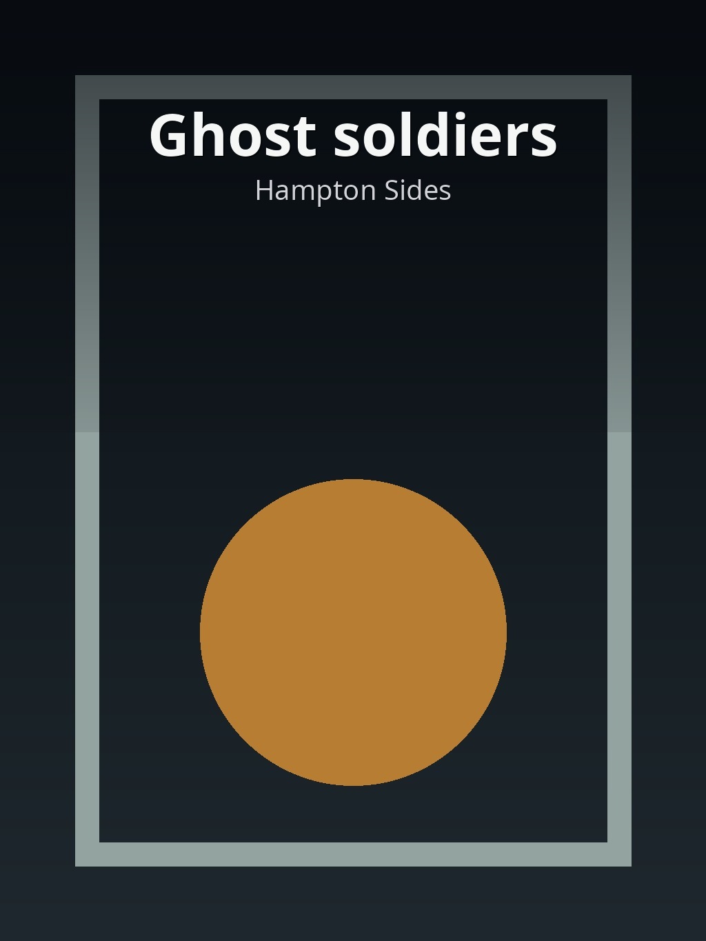 Ghost soldiers by Hampton Sides book cover