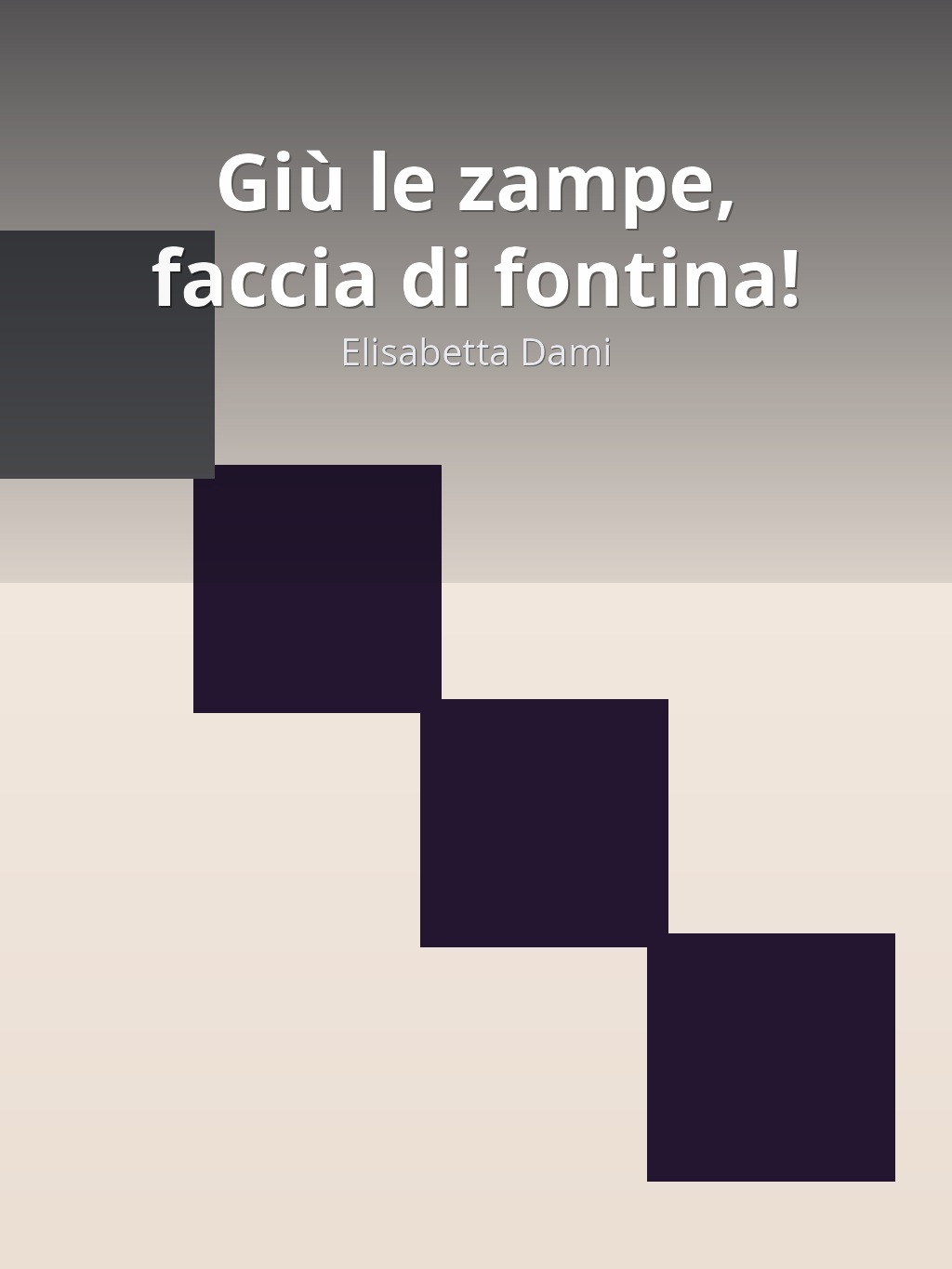 AI-generated book cover of Giù le zampe, faccia di fontina! by Elisabetta Dami