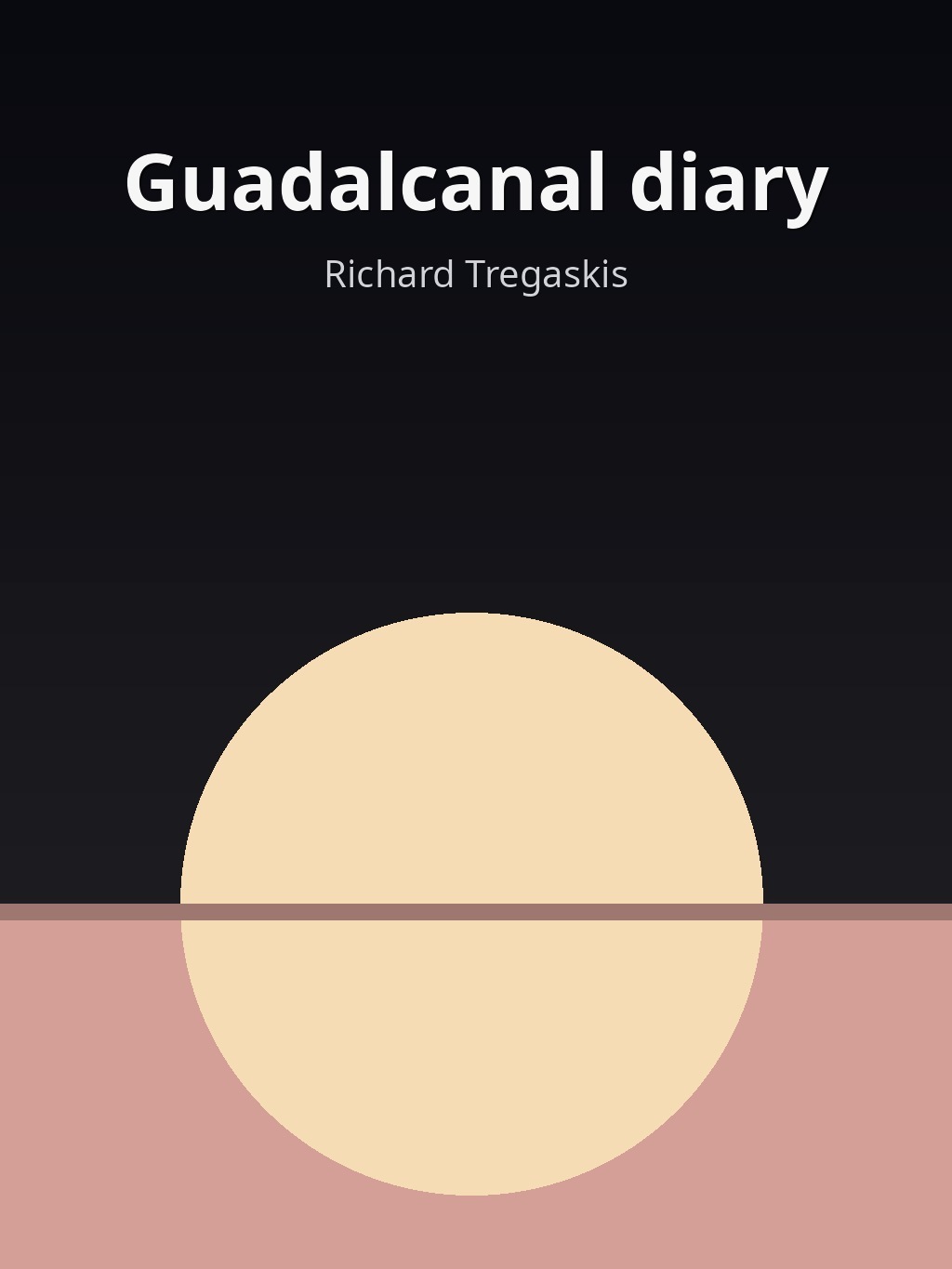 Guadalcanal diary by Richard Tregaskis book cover
