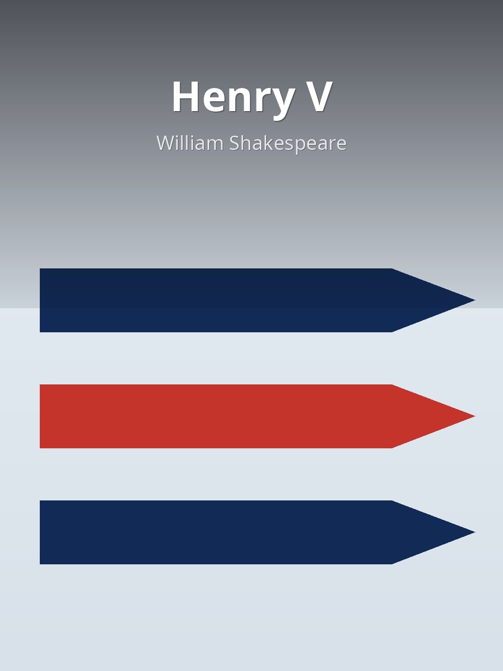 Henry V by William Shakespeare book cover