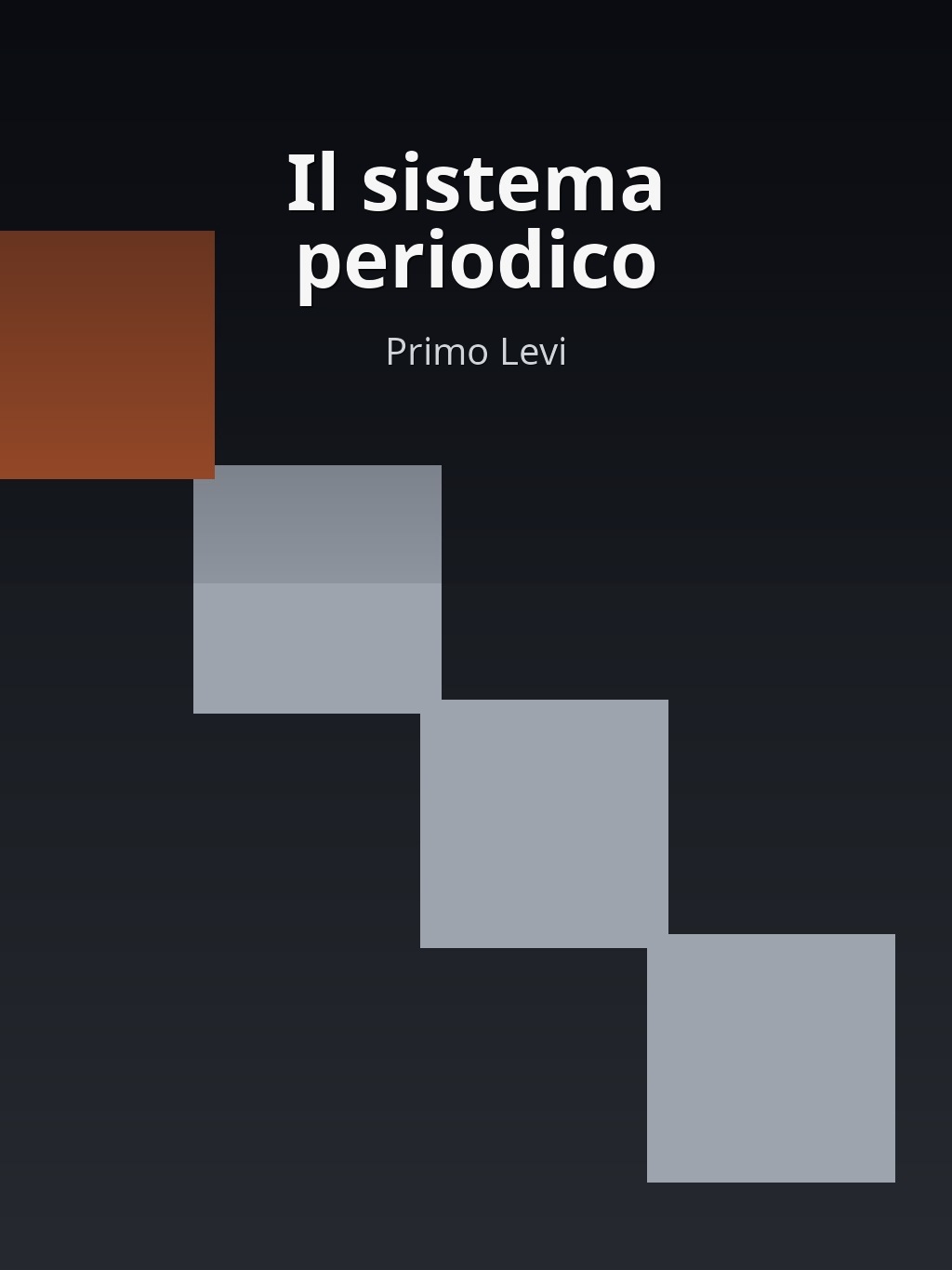 Il sistema periodico by Primo Levi book cover