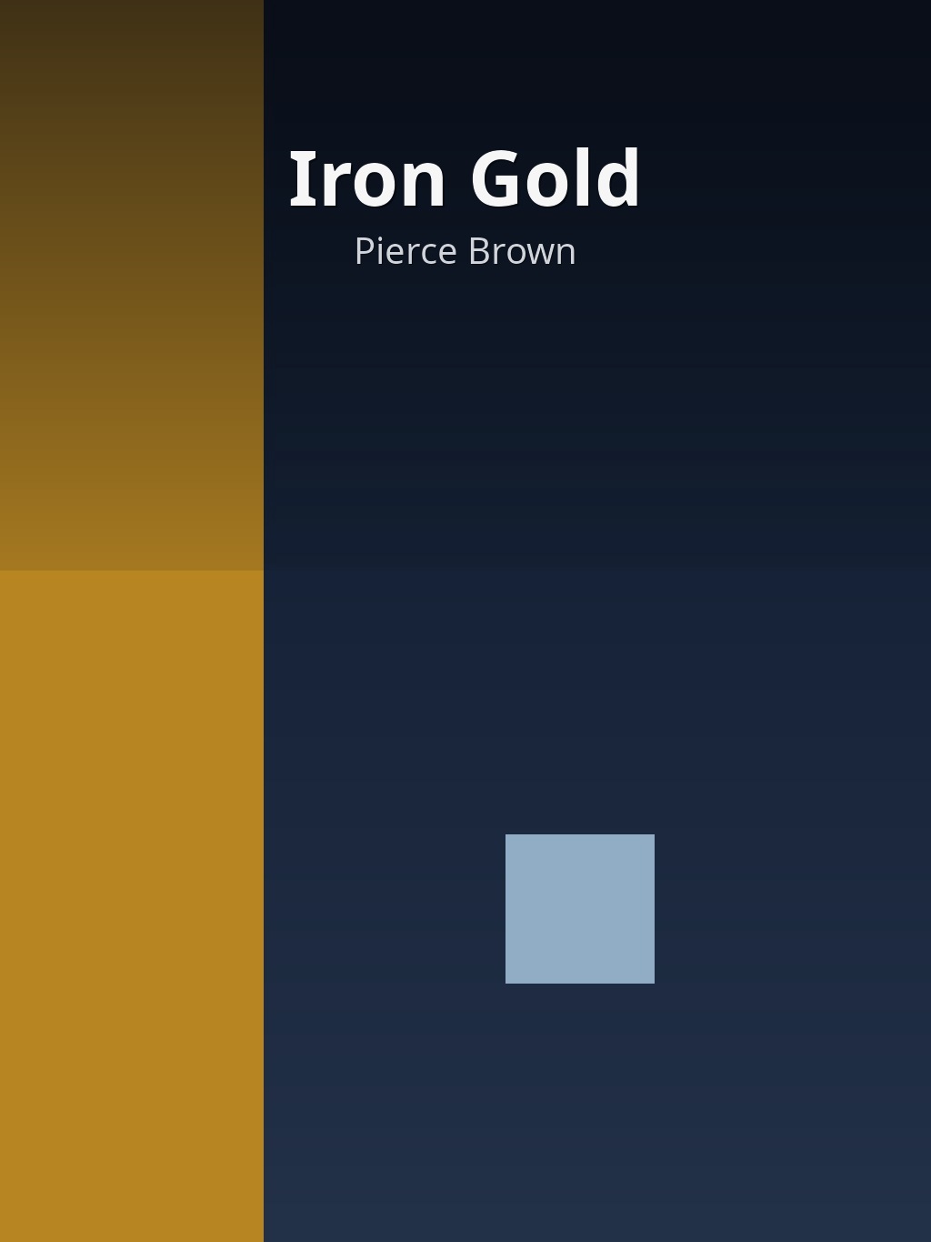 Iron Gold by Pierce Brown book cover