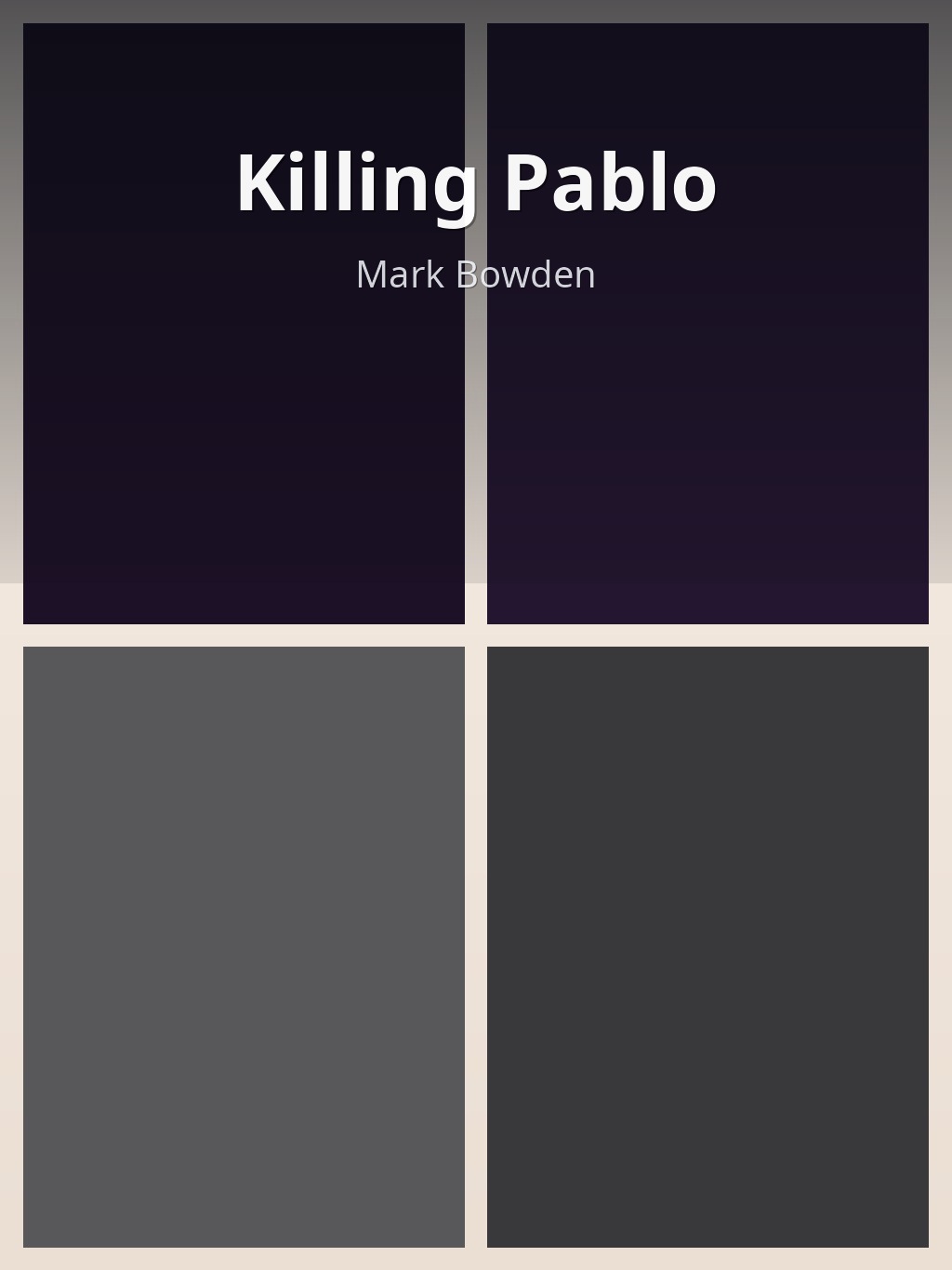 Killing Pablo by Mark Bowden book cover