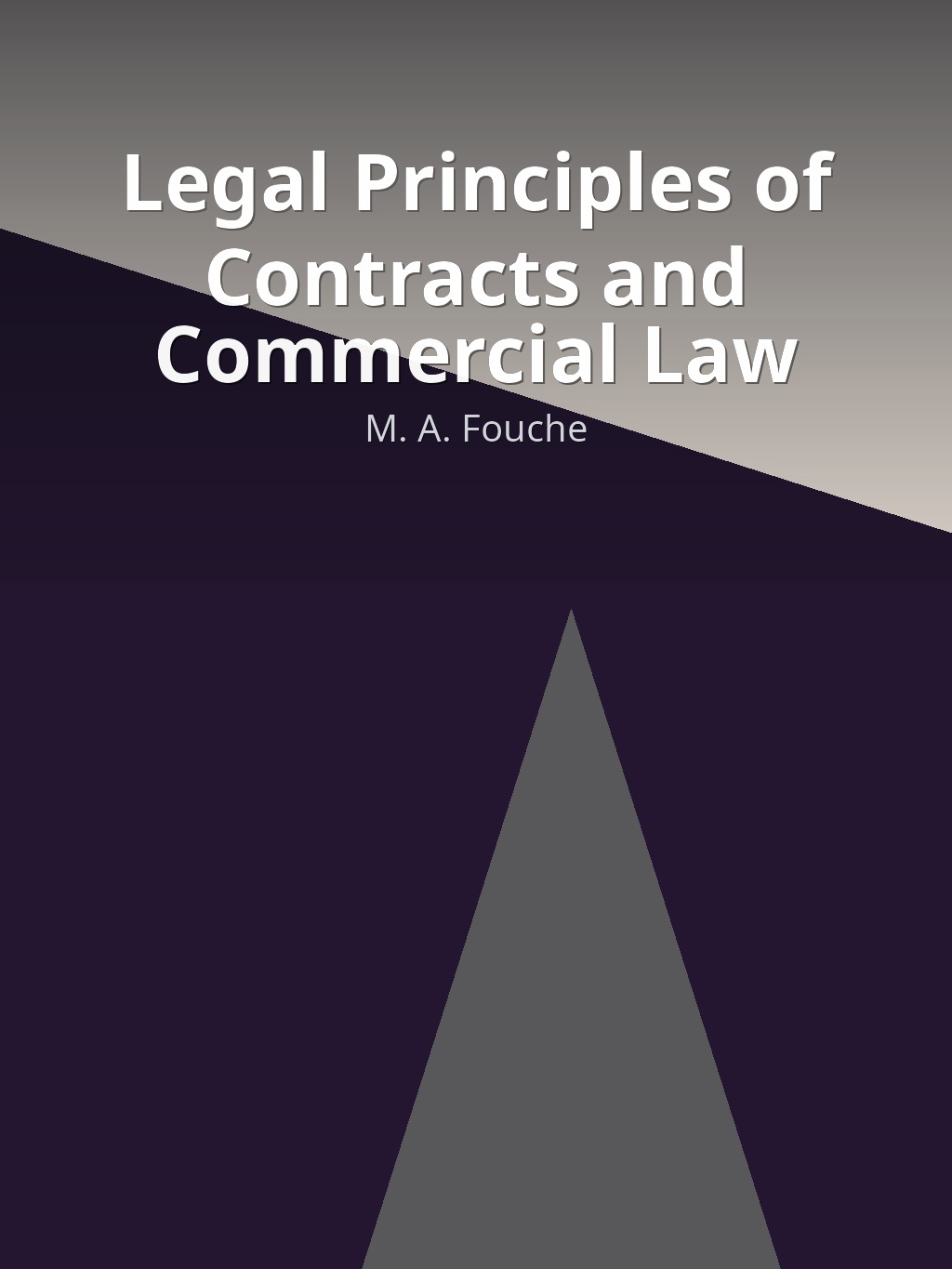 Legal Principles of Contracts and Commercial Law by M. A. Fouche book cover