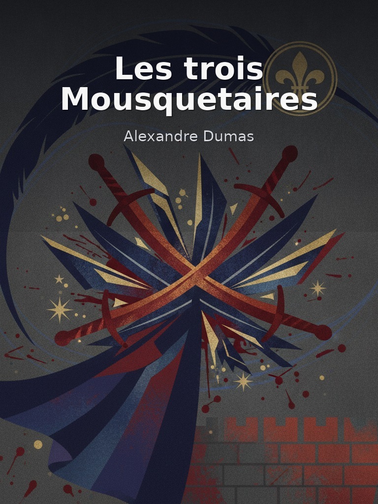 Les trois Mousquetaires by Alexandre Dumas book cover
