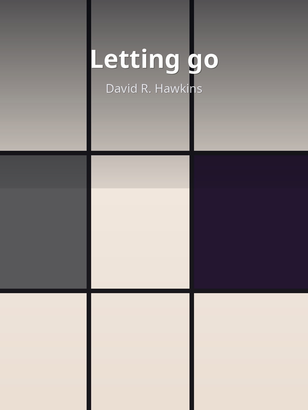 Letting go by David R. Hawkins book cover