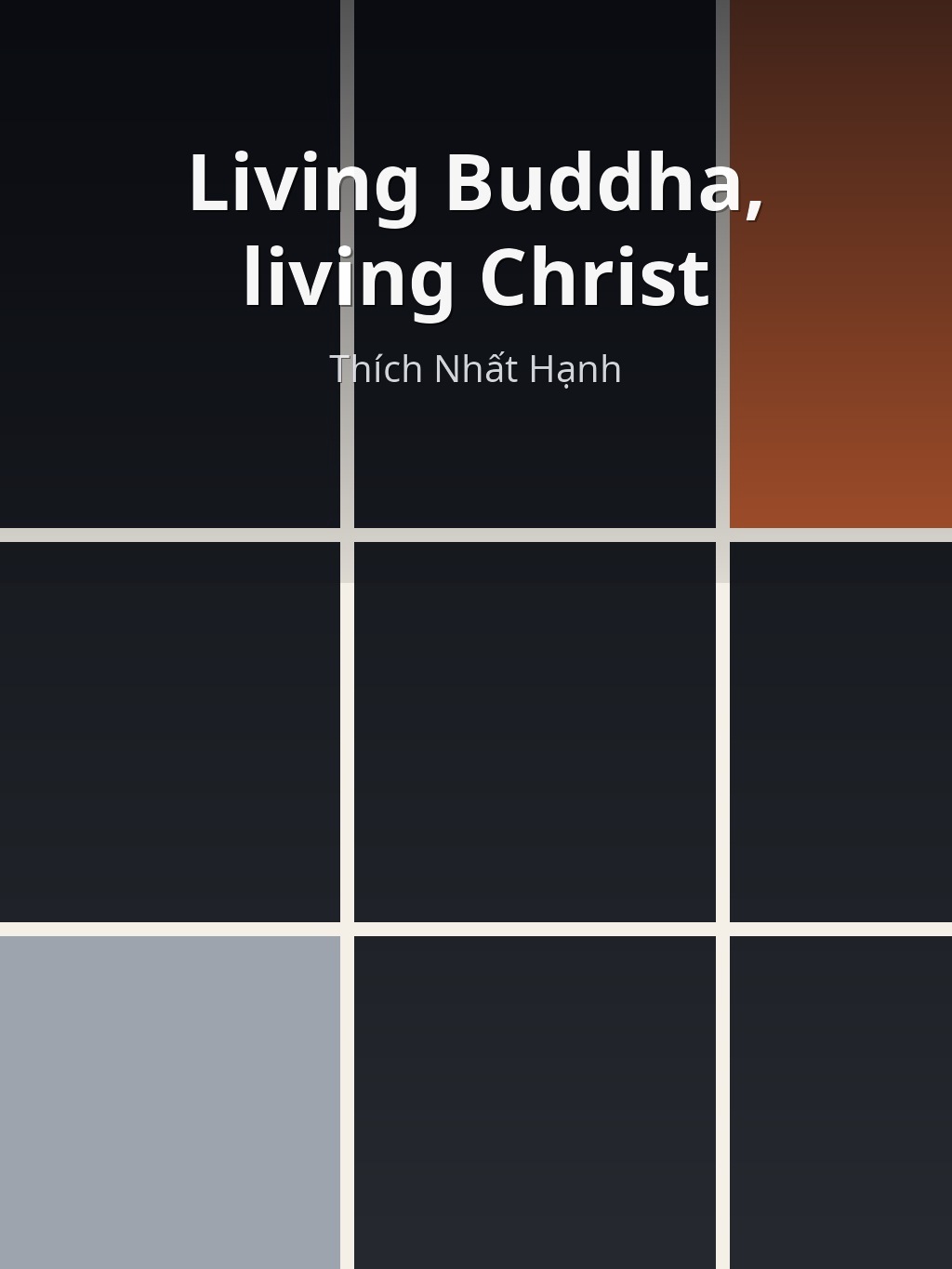 Living Buddha, living Christ by Thích Nhất Hạnh book cover