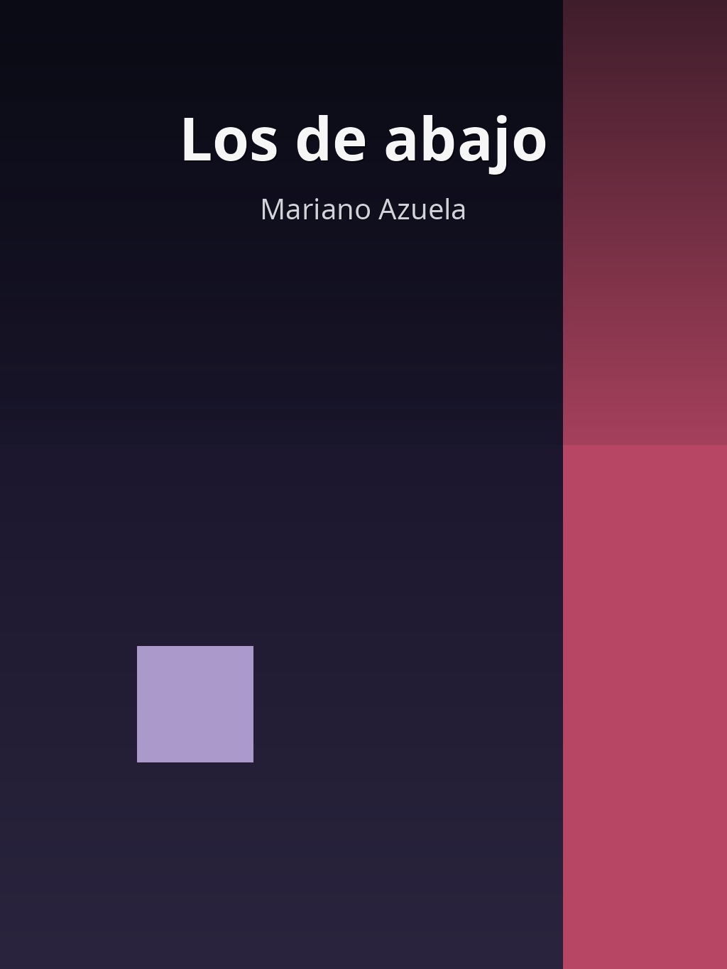 Los de abajo by Mariano Azuela book cover