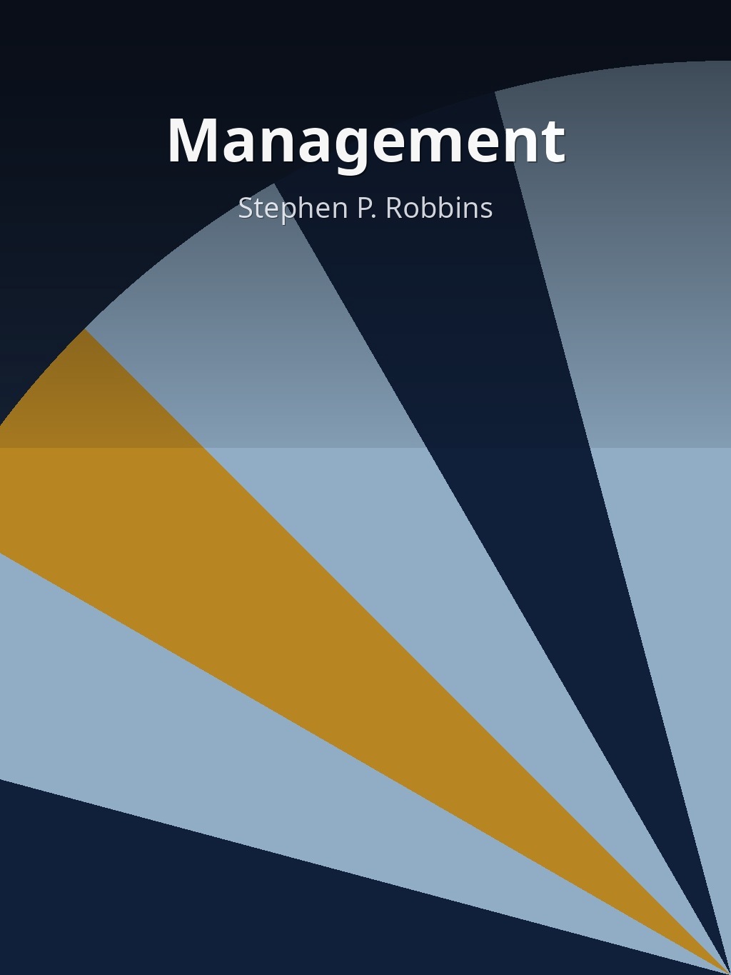 Management by Stephen P. Robbins book cover