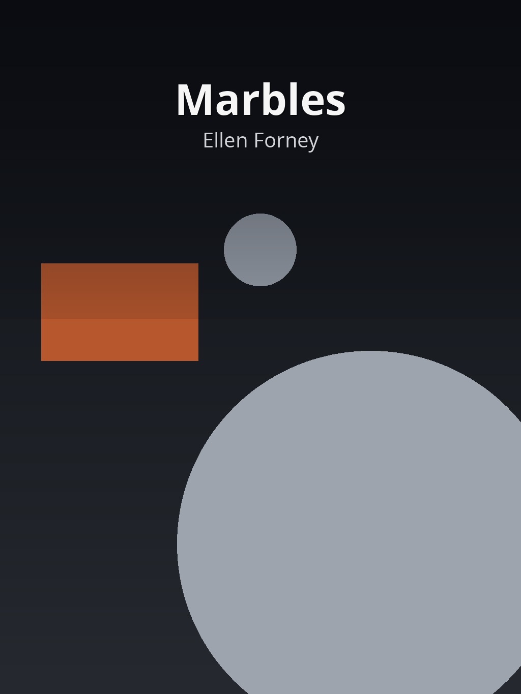 Marbles by Ellen Forney book cover