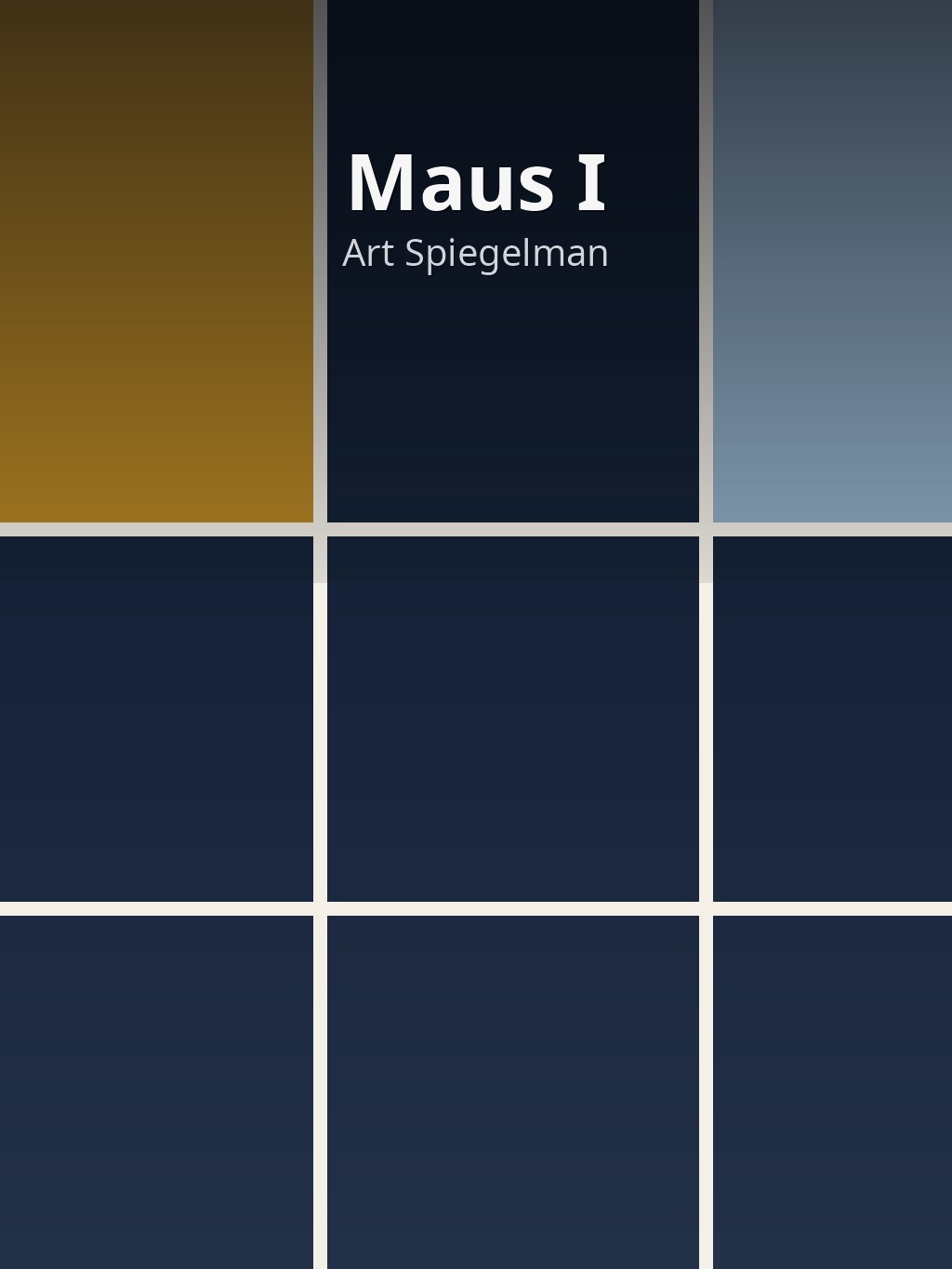 AI-generated book cover of Maus I by Art Spiegelman