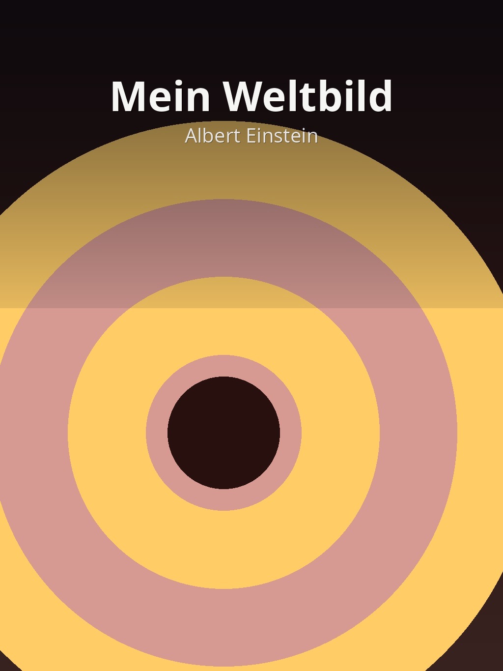 Mein Weltbild by Albert Einstein book cover