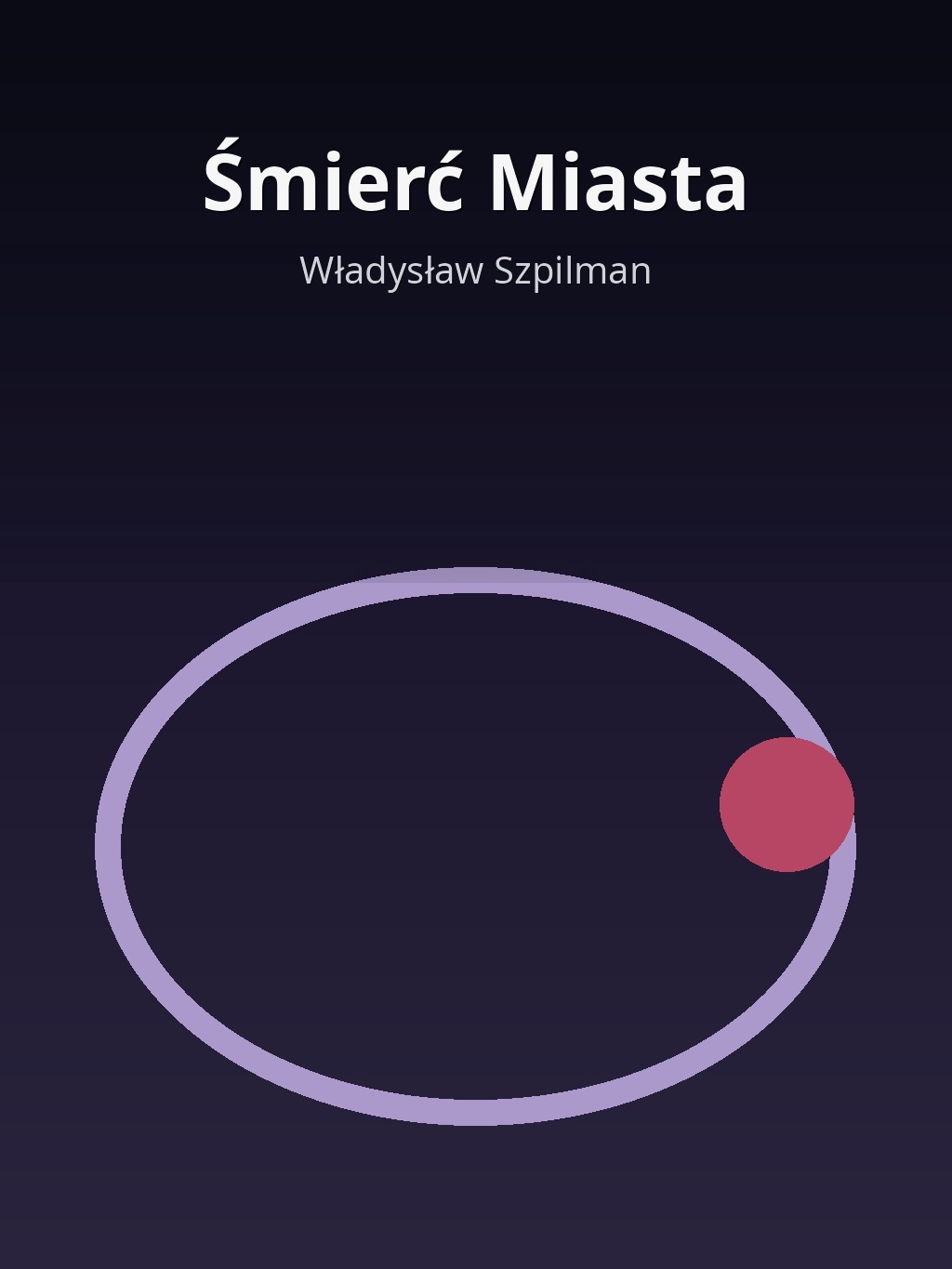 Śmierć Miasta by Władysław Szpilman book cover