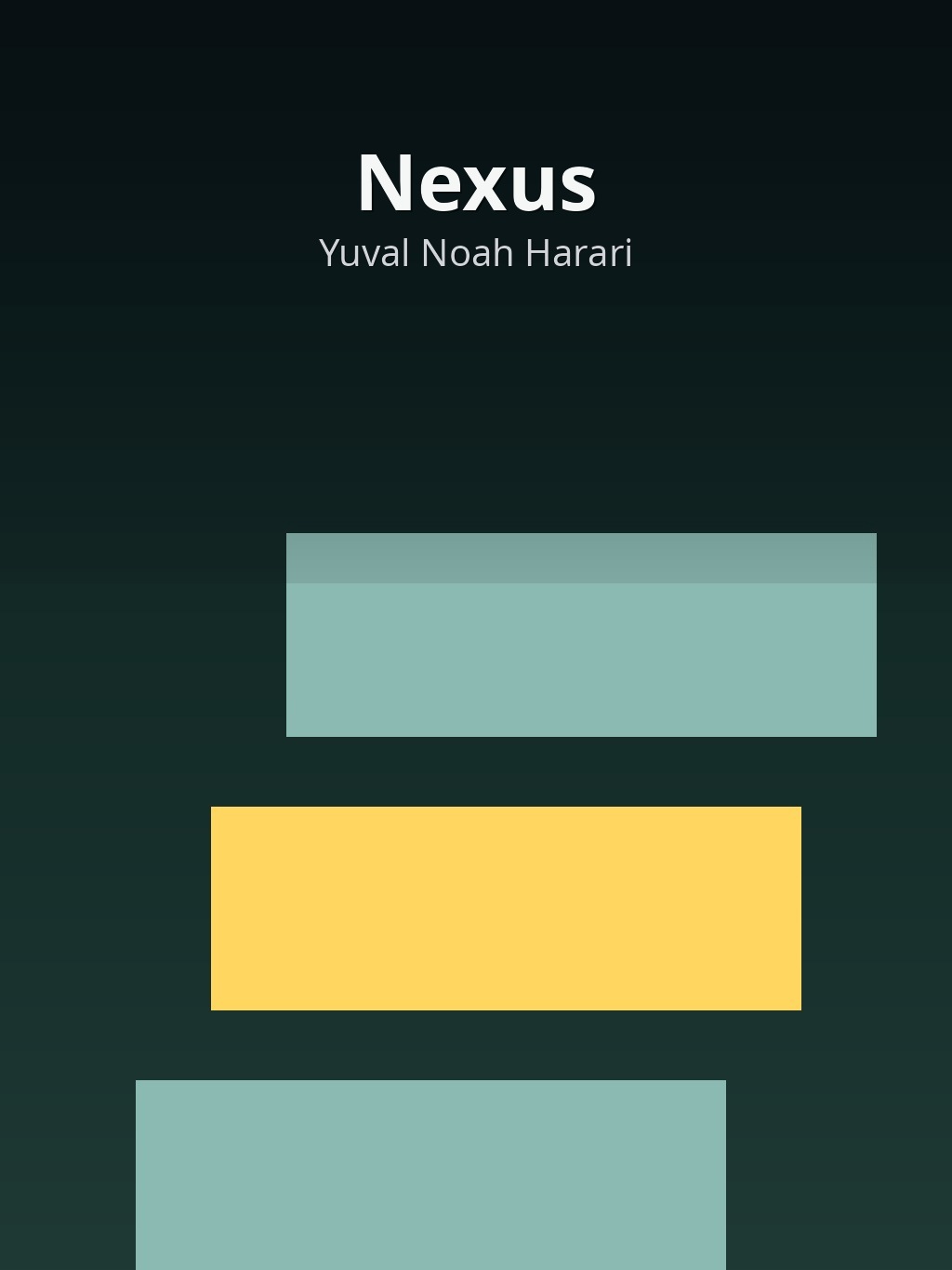 Nexus by Yuval Noah Harari book cover