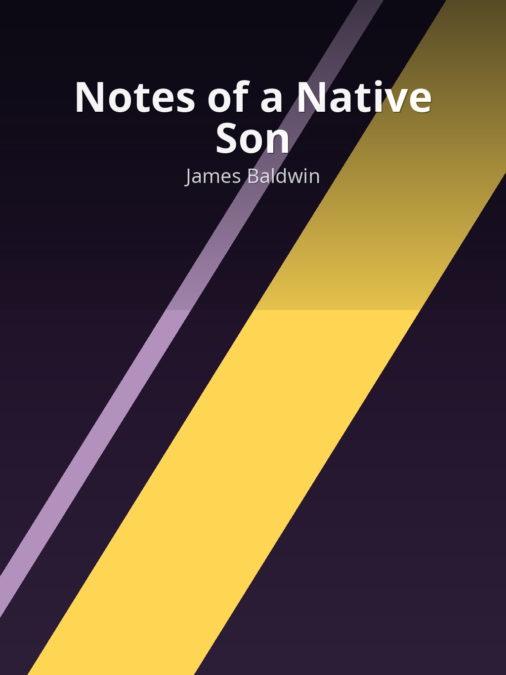 Notes of a Native Son by James Baldwin book cover